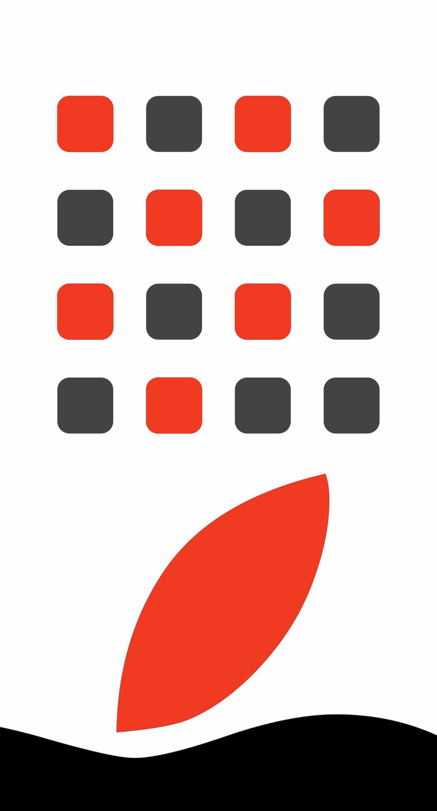 1398x2592 Red White Wallpaper