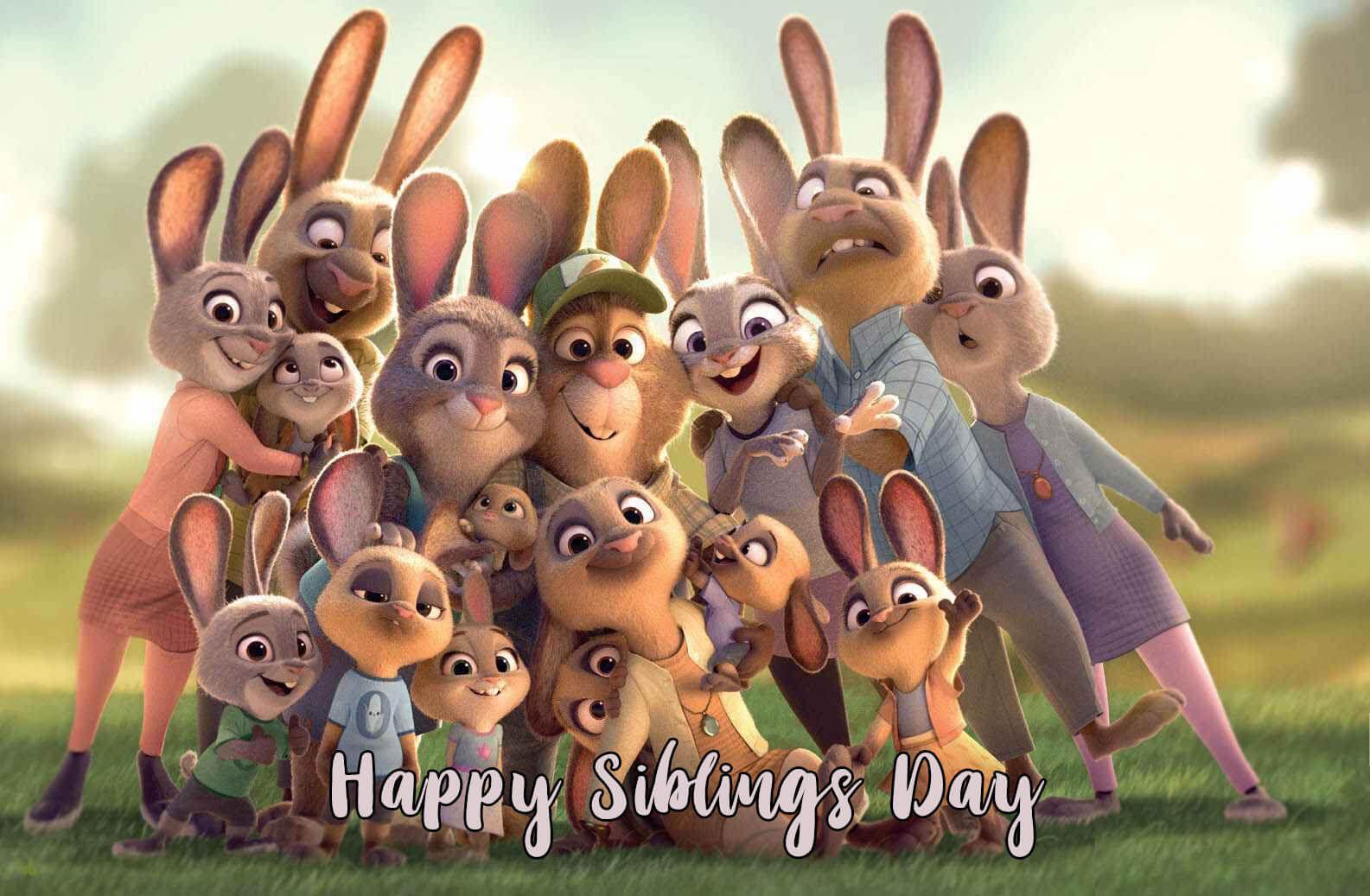1585x1037 Happy National Siblings Day Judy Hopps Family Zootopia HD Wallpaper