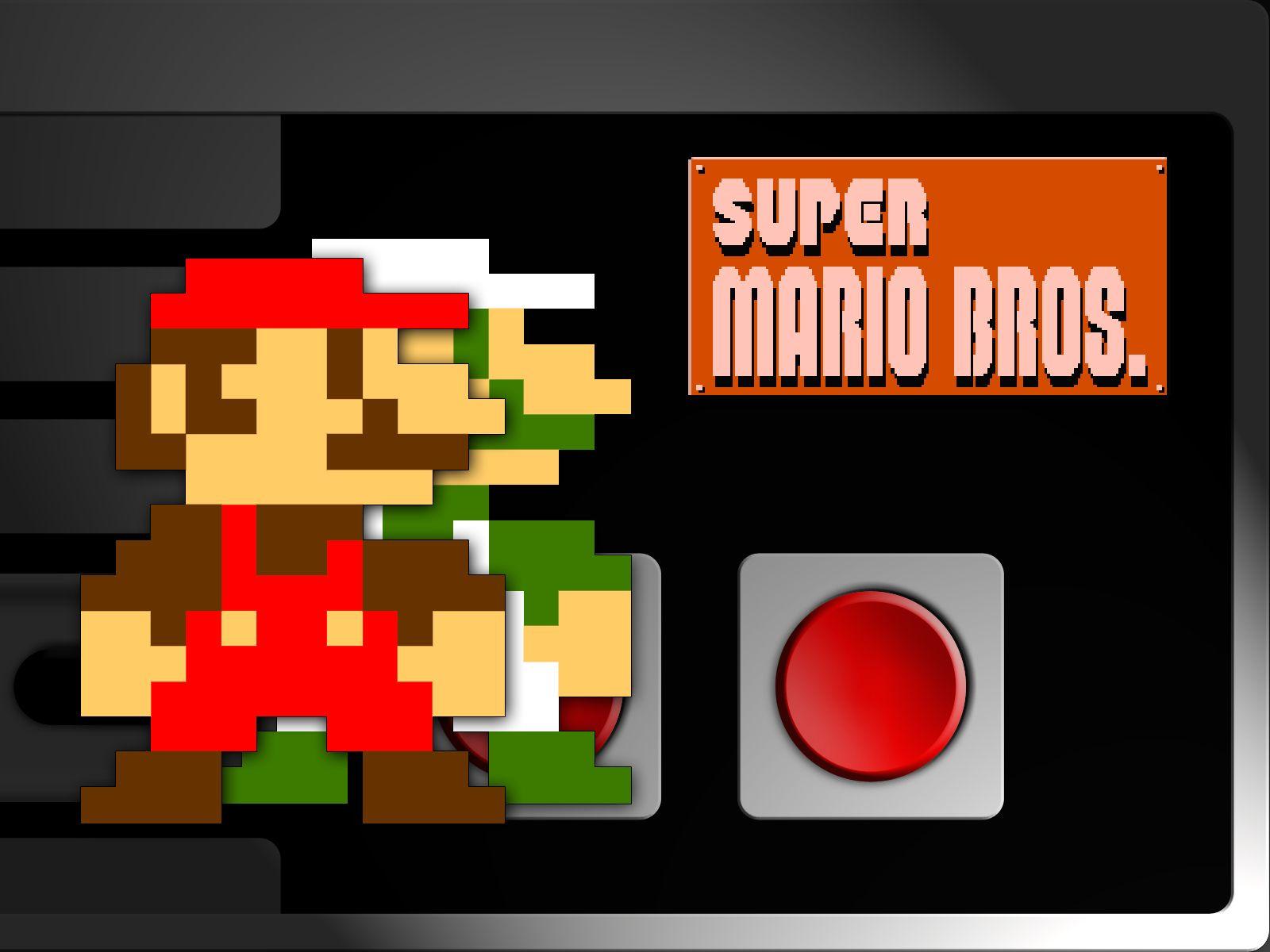 1600x1200 Super Mario Bros NES Wallpaper