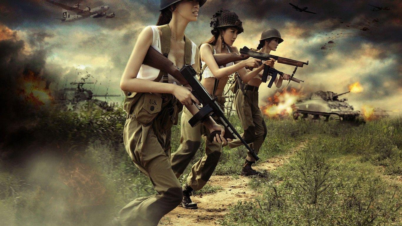 1366x768 World War 2 Wallpaper