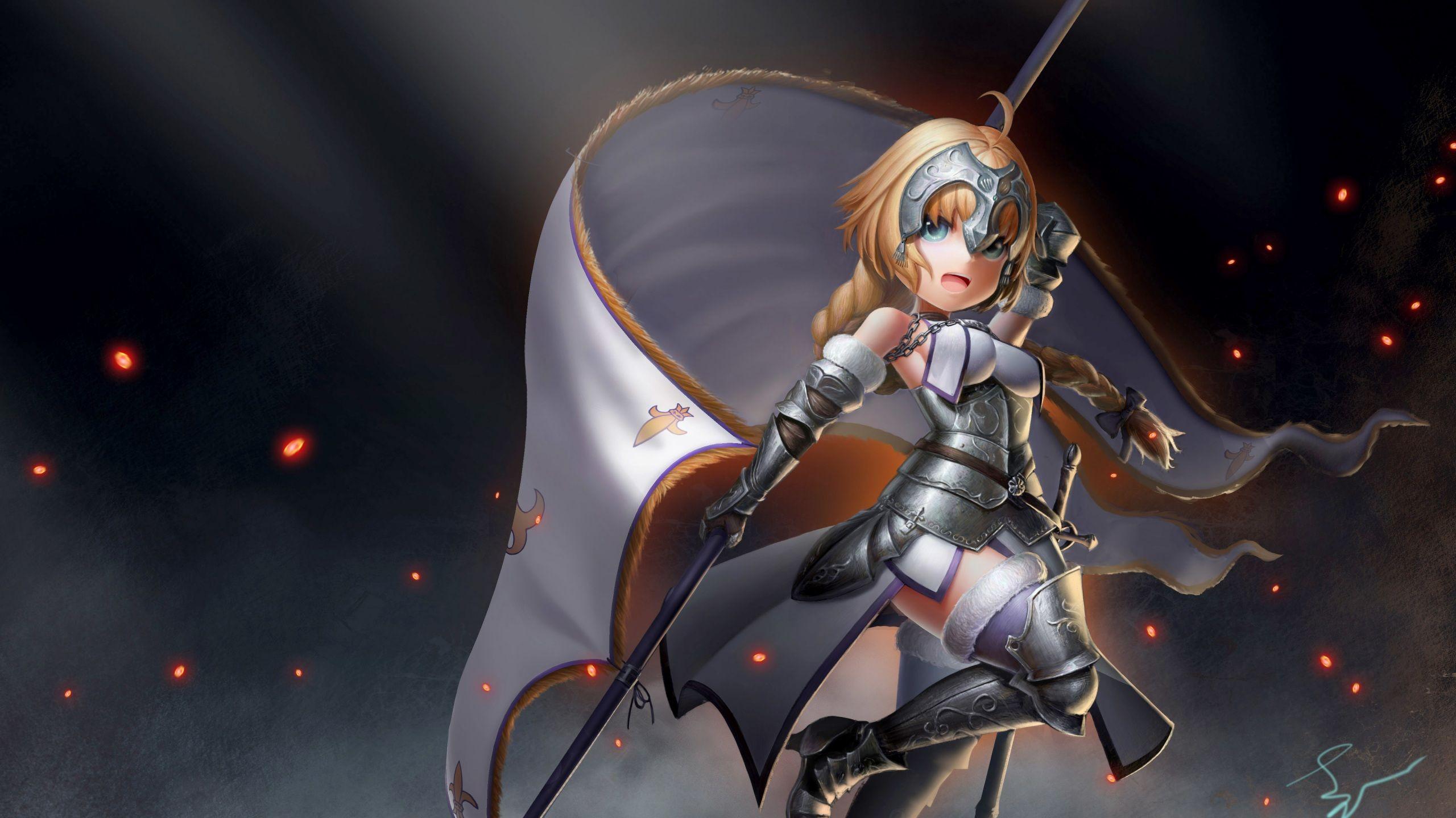2560x1440 Wallpaper 4k Woman Warrior Little Girl Fate Grand Order Artwork 4k Wallpaper, Anime Girl Wallpaper, Anime Wallpaper, Artist Wallpaper, Digital Art Wallpaper, Fate Grand Order Wallpaper, HD Wallpaperartwork Wallpaper, Hd Wallpaper