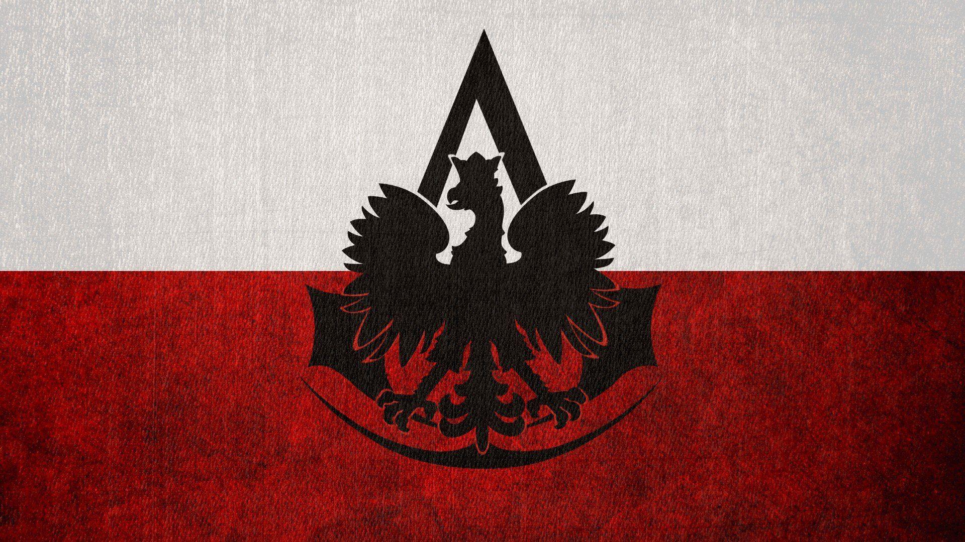1920x1080 assassins, Creed, Flags, Poland, Logos, Polish, Flag, Polish, Eagle Wallpaper HD / Desktop and Mobile Background