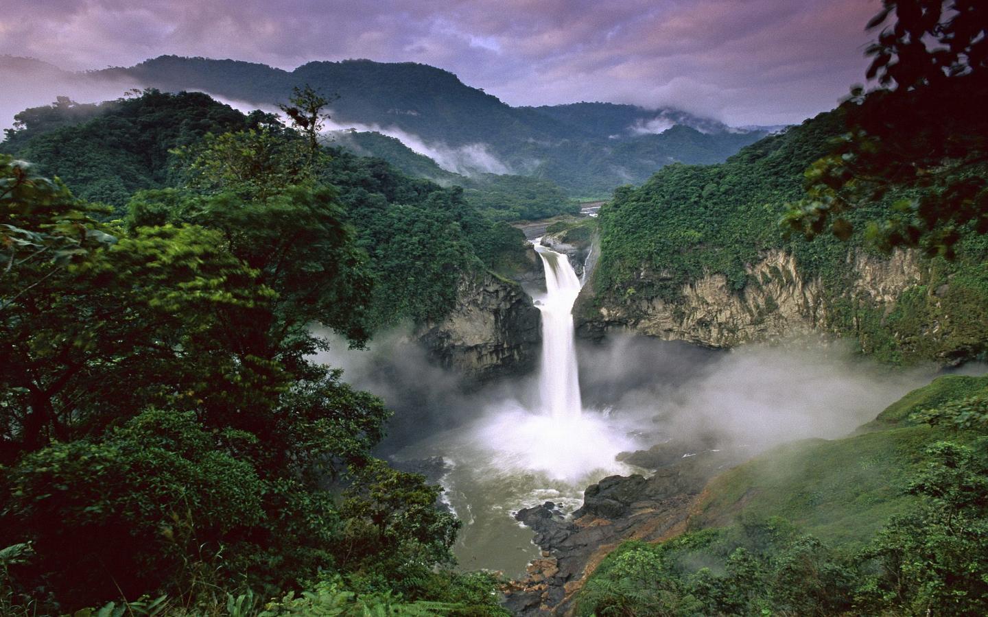 1440x900 You Can Download Tropical Rainforest Waterfall HD Wallpaper In Your