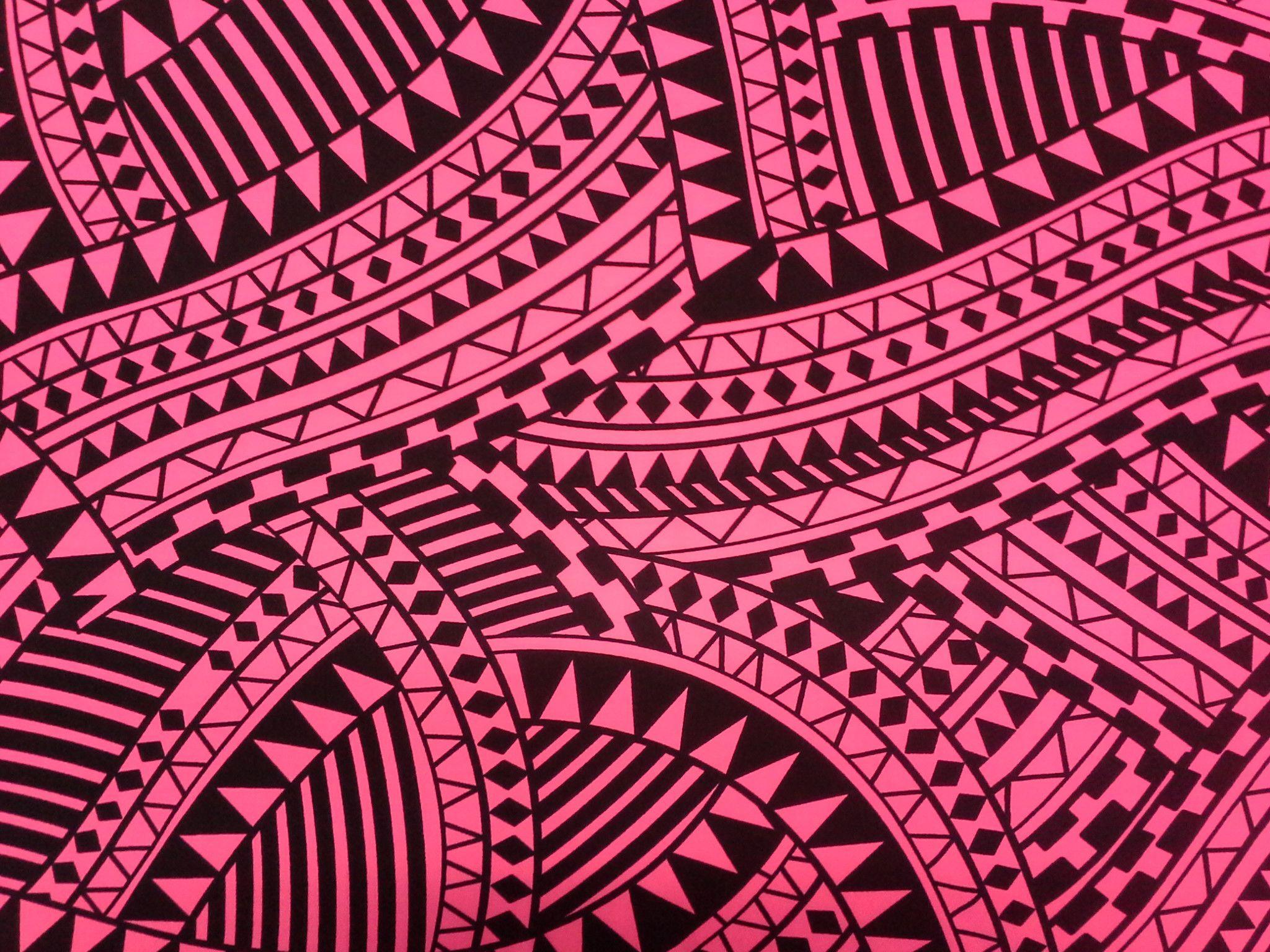 aztec print wallpaper pink