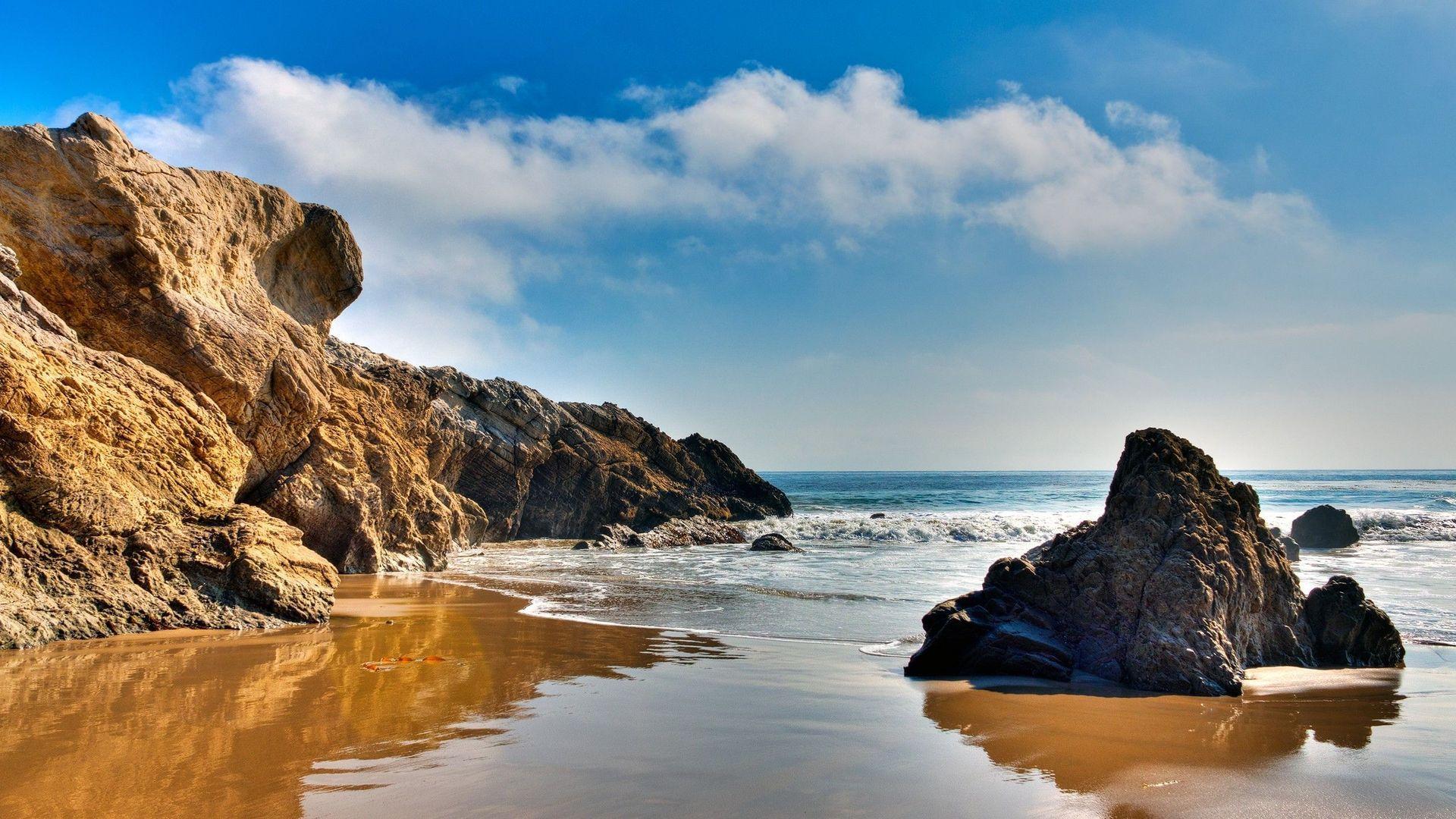 1920x1080 Beach Rocks 34596 1920x1080px