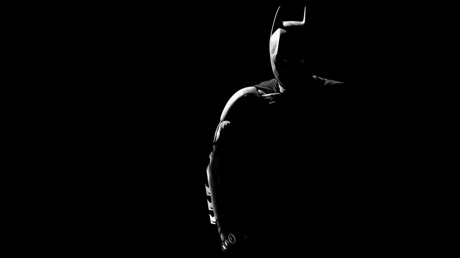 1920x1080 Batman Dark Silhouette Desktop Wallpaper