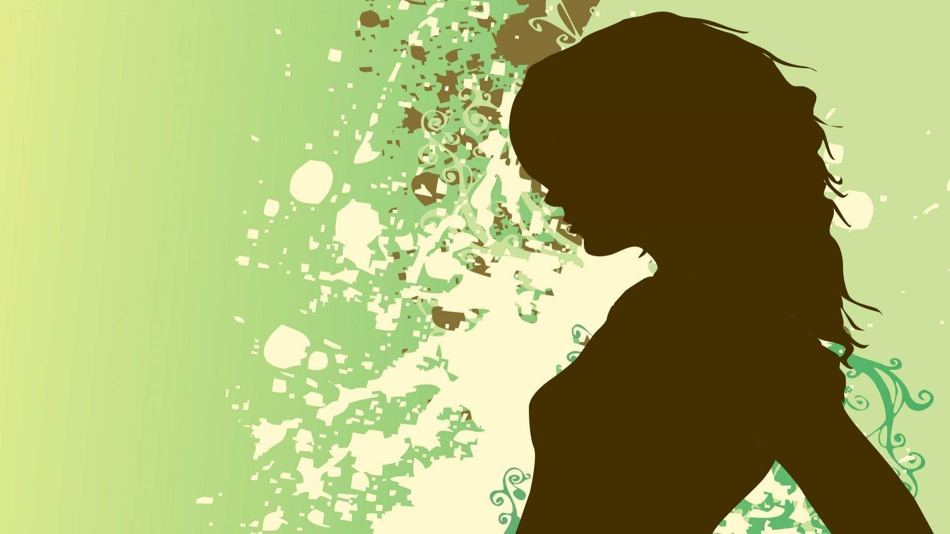 1920x1080 Woman Silhouette Wallpaper