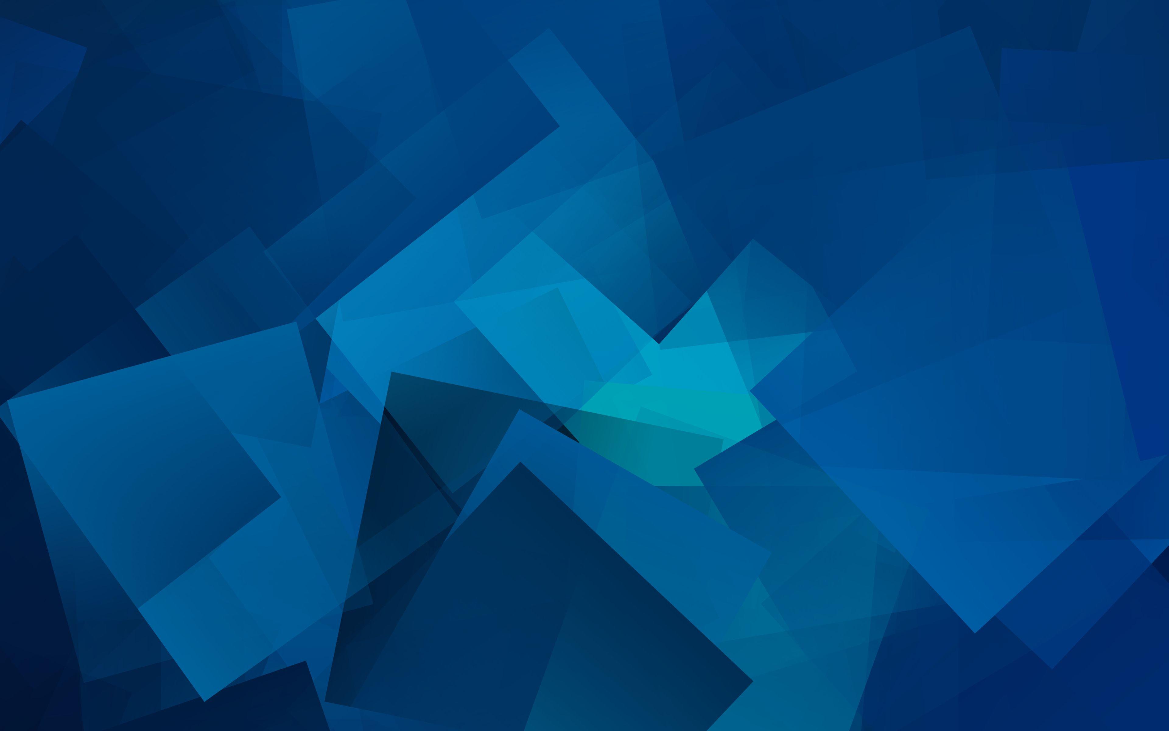 3840x2400 Download wallpaper cubes, 4k, geometry, geometric shapes, blue background for desktop with resolution 3840x2400. High Quality HD picture wallpaper