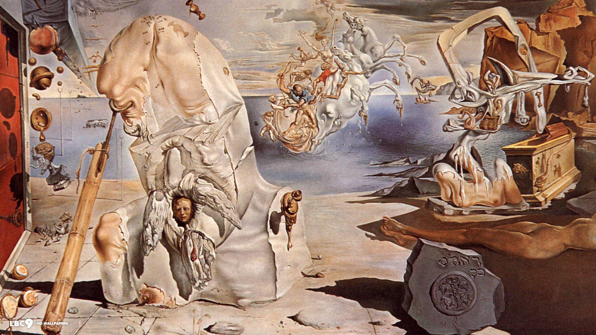 1920x1080 salvador dali wallpaper paintings hd