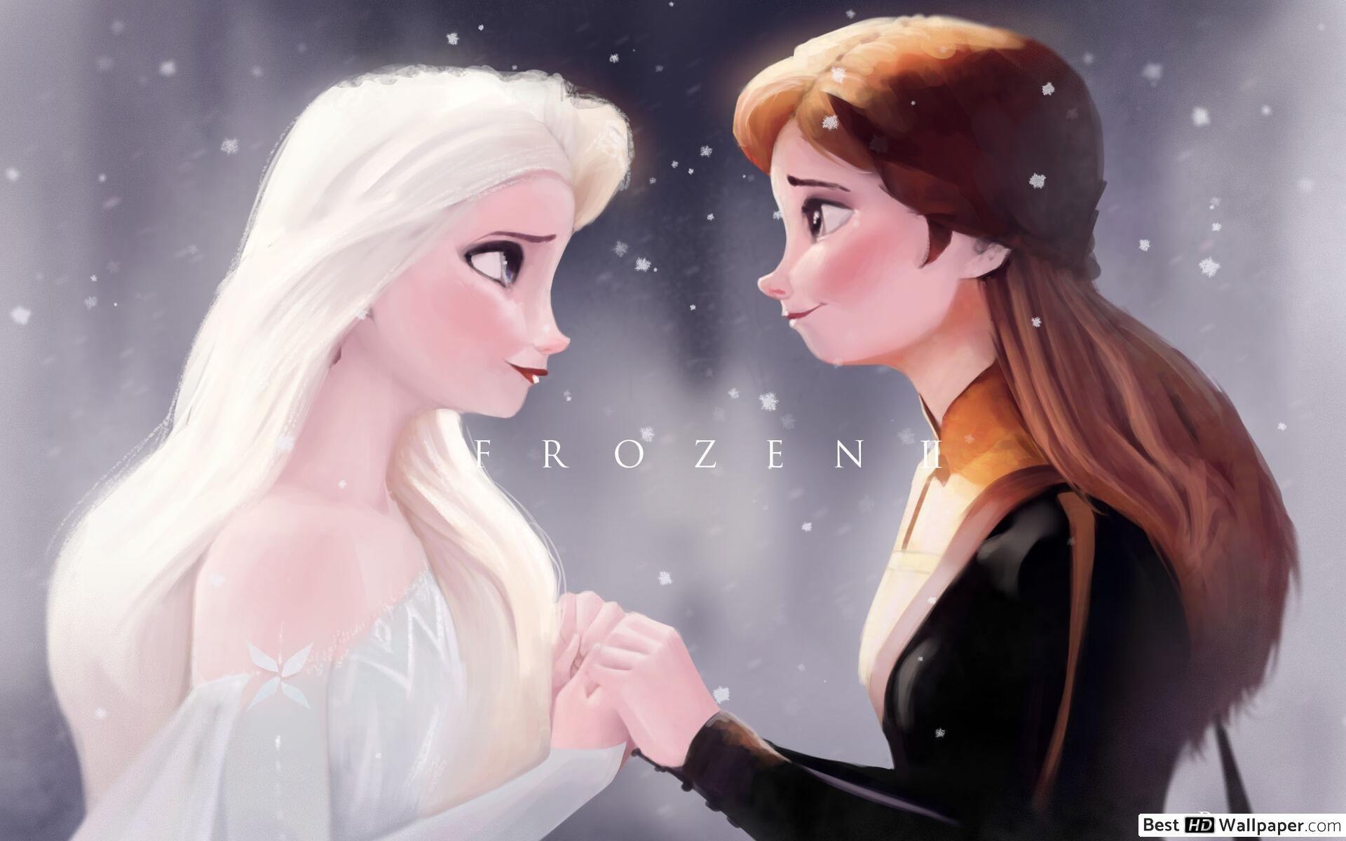 1920x1200 Frozen 2 sisterly love art HD wallpaper download