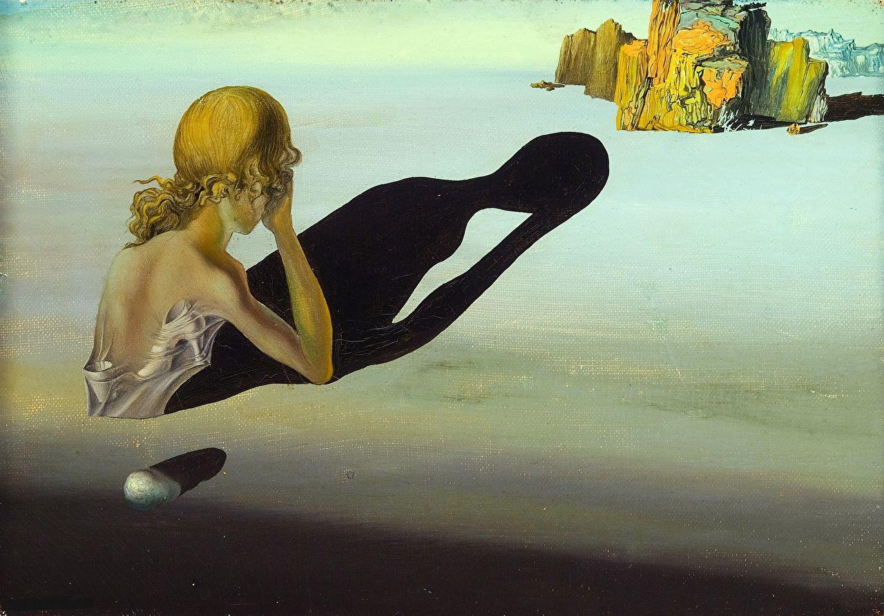1280x892 Photos Salvador Dali Pictorial art Remorse or Sphinx Embedded