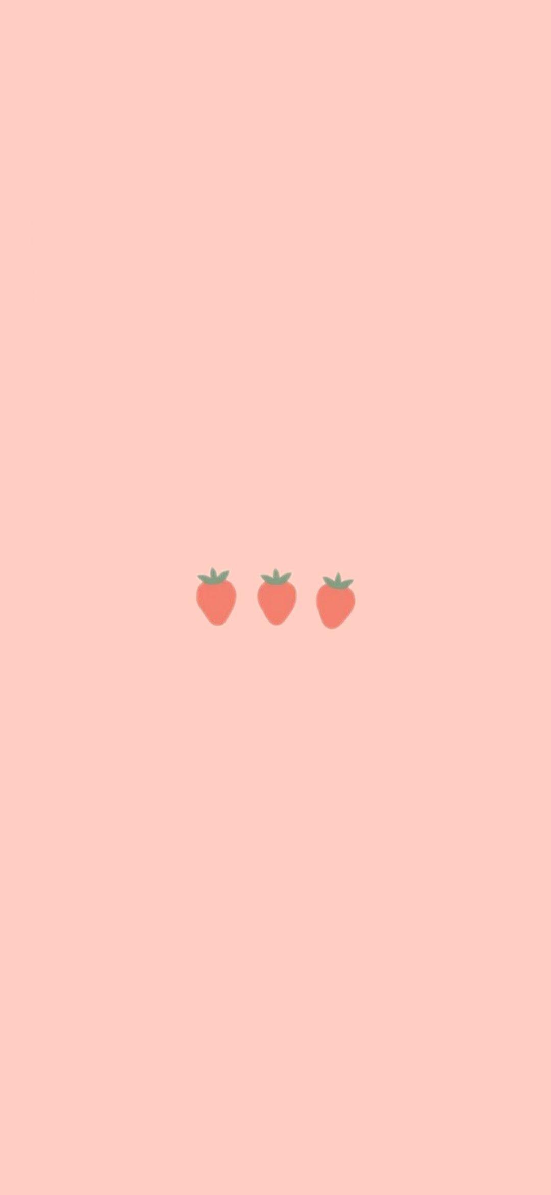 Download Sweet Strawberry Aesthetic Iphone Lock Screen Wallpaper   Wallpaperscom