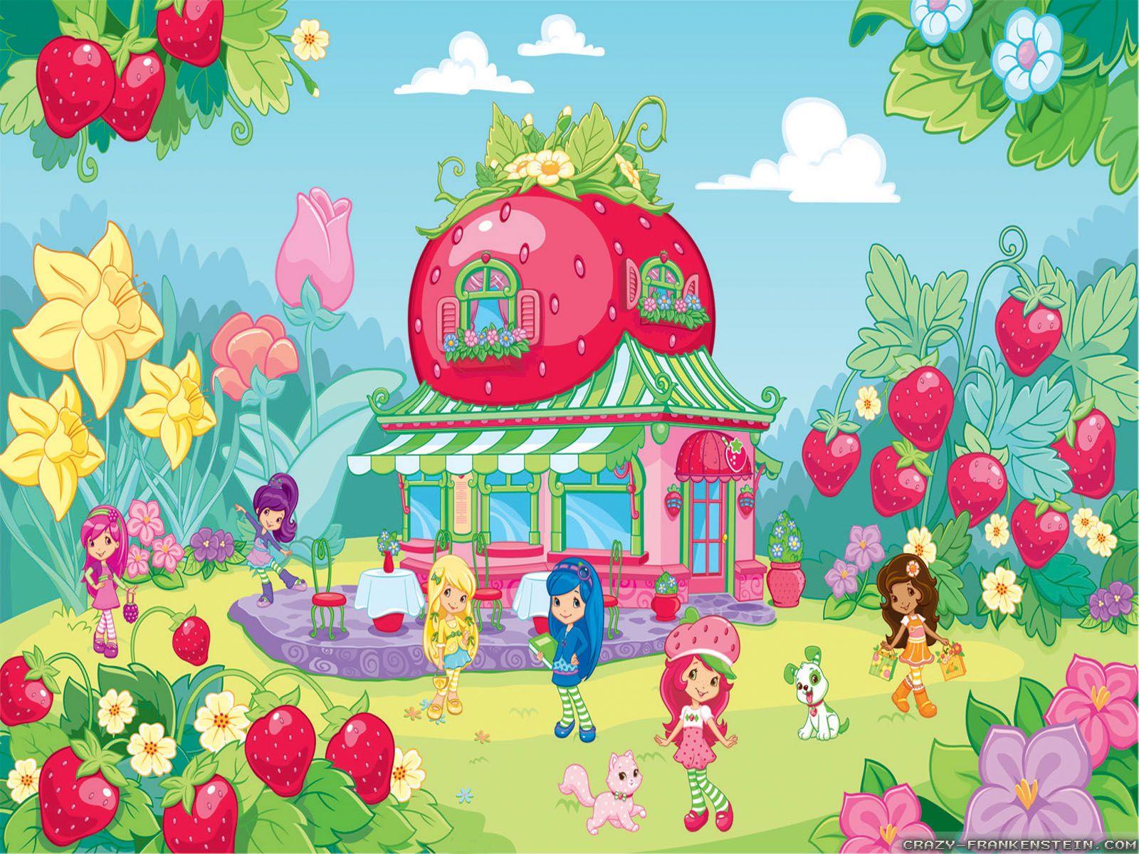 1600x1200 Strawberry Shortcake wallpaperx1200