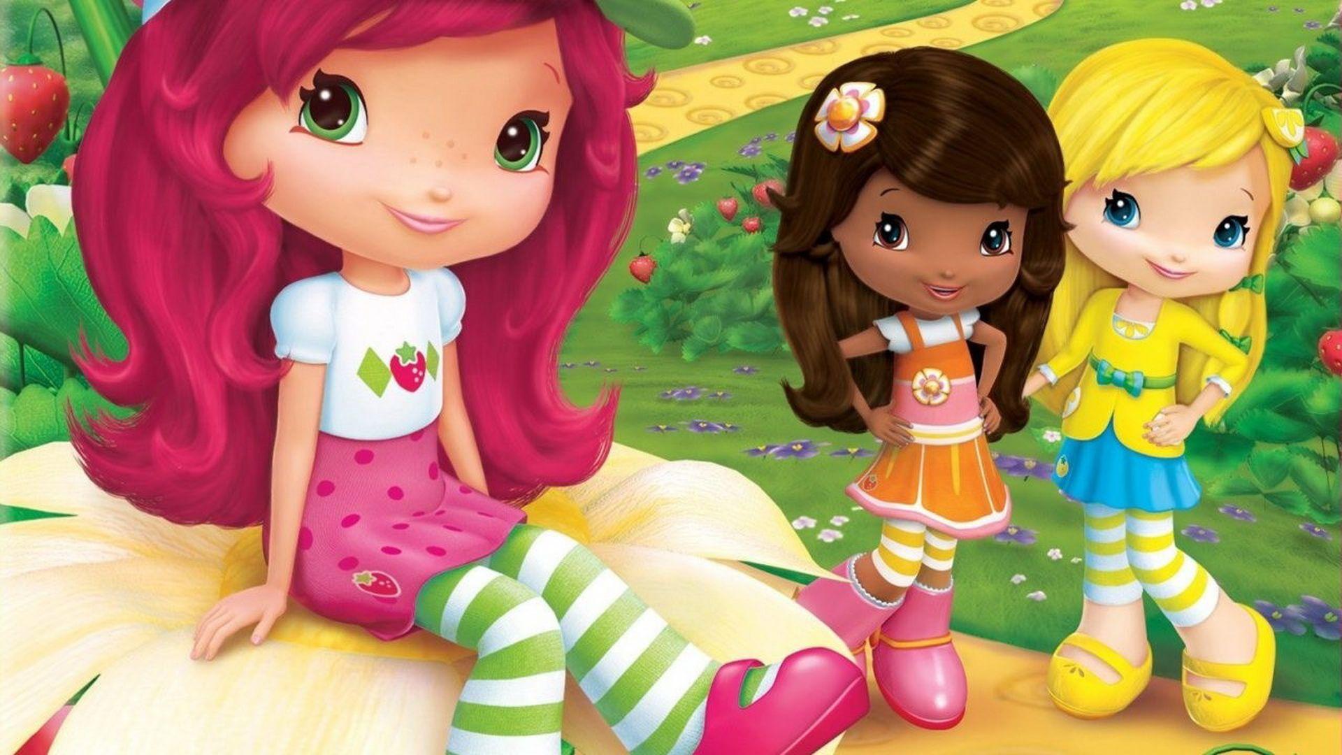 1920x1080 Strawberry Shortcake Desktop Wallpaper