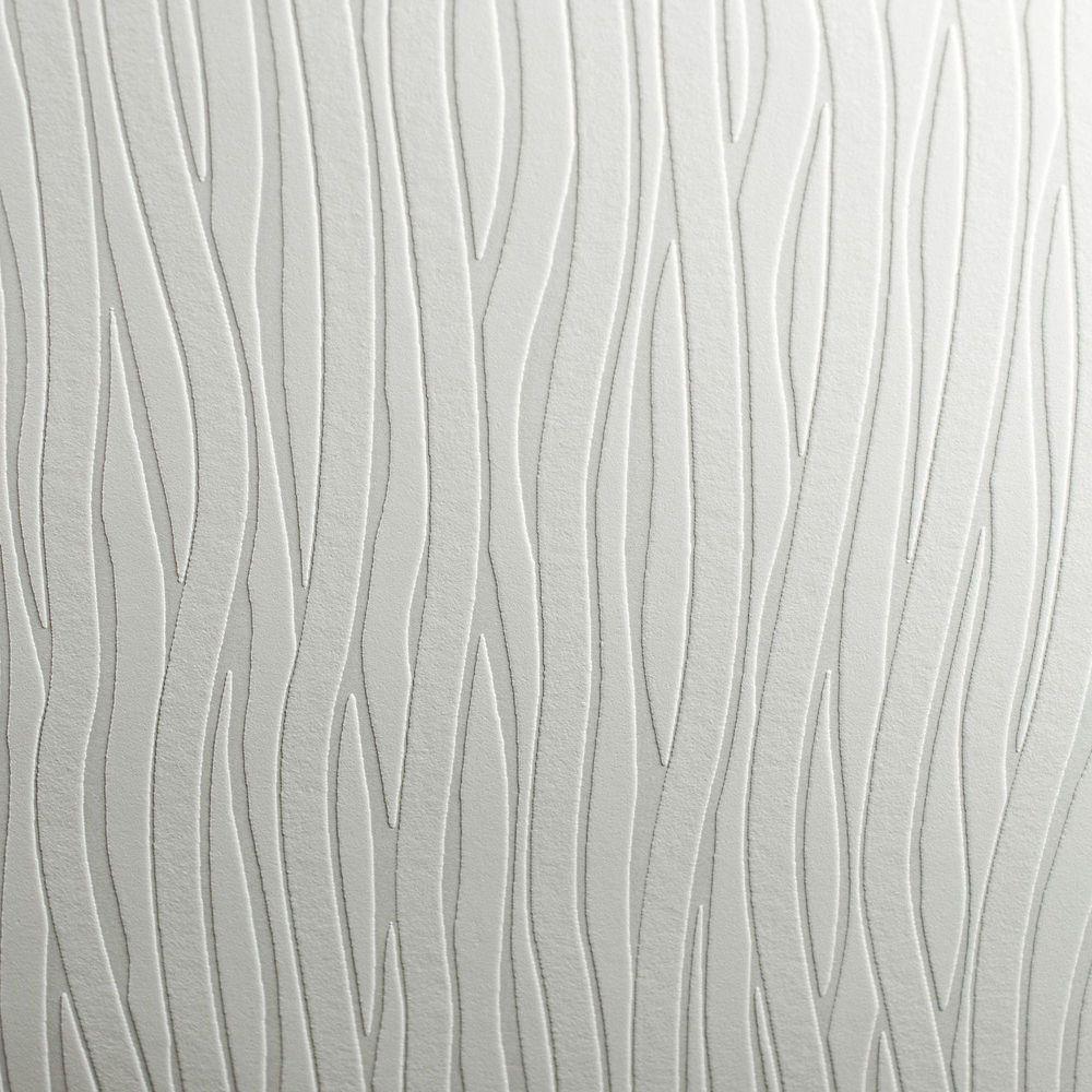 1000x1000 Graham & Brown Wavy Lines Paintable White Wallpaper. The Home Depot Canada