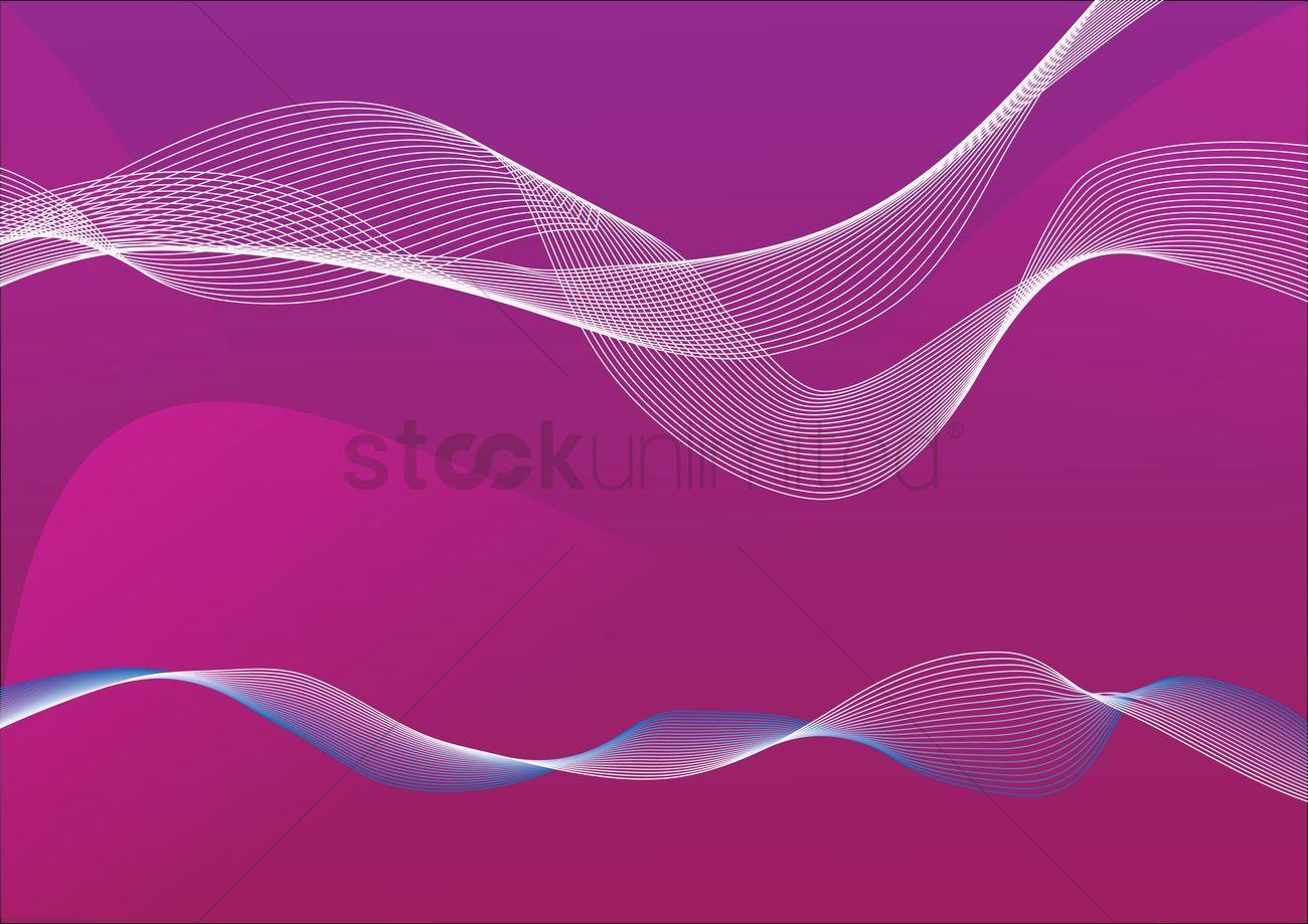 1300x919 Abstract design with wavy lines Vector Image