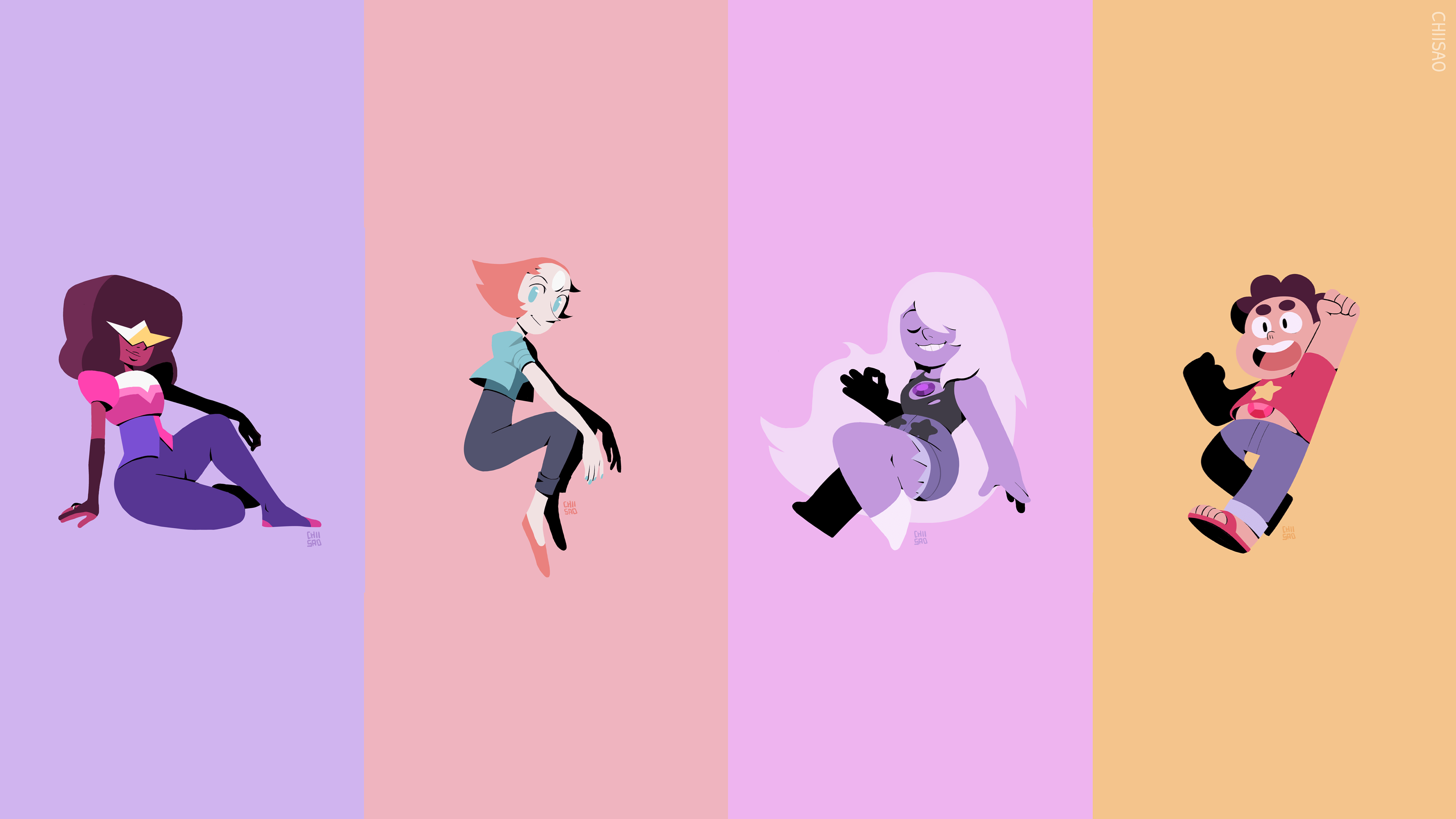 4000x2250 Crystal Gems Wallpaper by Chiisao on Newgrounds