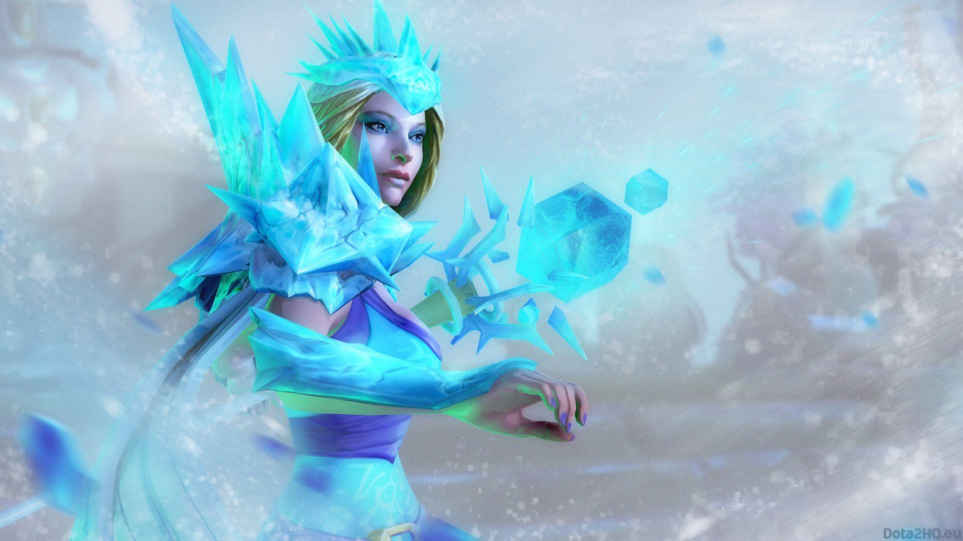 1920x1080 Crystal Maiden, dota art Wallpaper