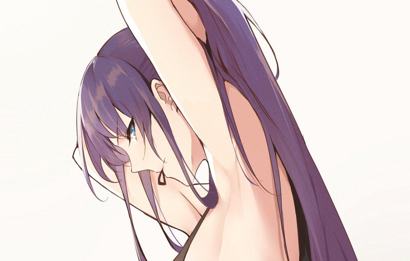 1332x850 Wallpaper girl, Highschool Of The Dead, elastic hair band image for desktop, section сёнэн