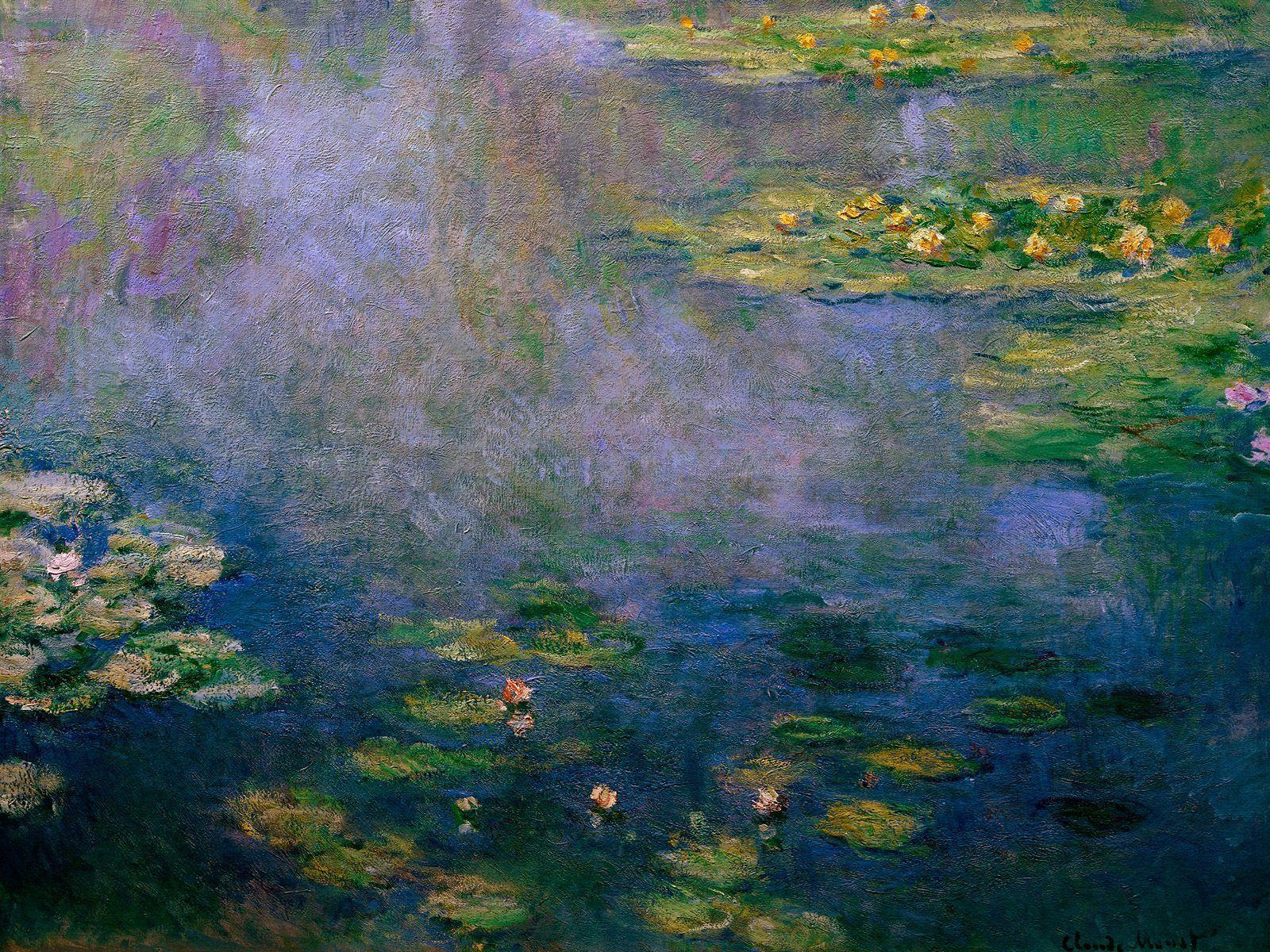 1600x1200 Tranh Claude Monet - Hình nền và hình ảnh Water Lilies