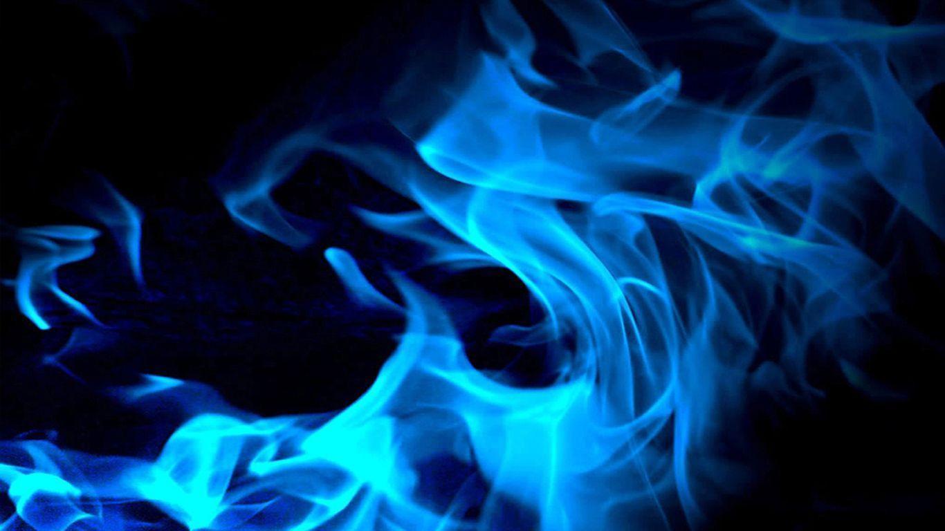1366x768 Blue Flames Nvidia Shield Tablet Mightyskinscom HD Wallpaper