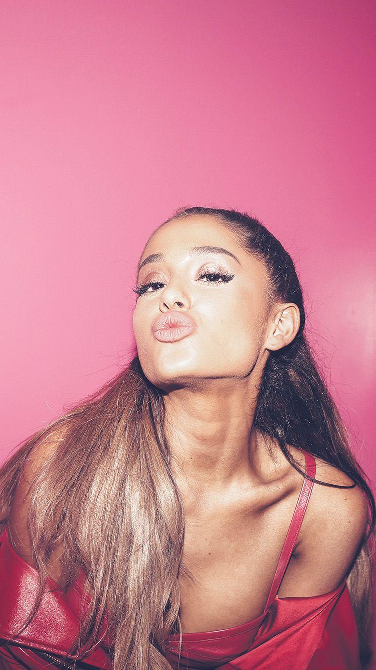 750x1334 iPhone6papers.co. iPhone 6 wallpaper. ariana grande kiss lips artist