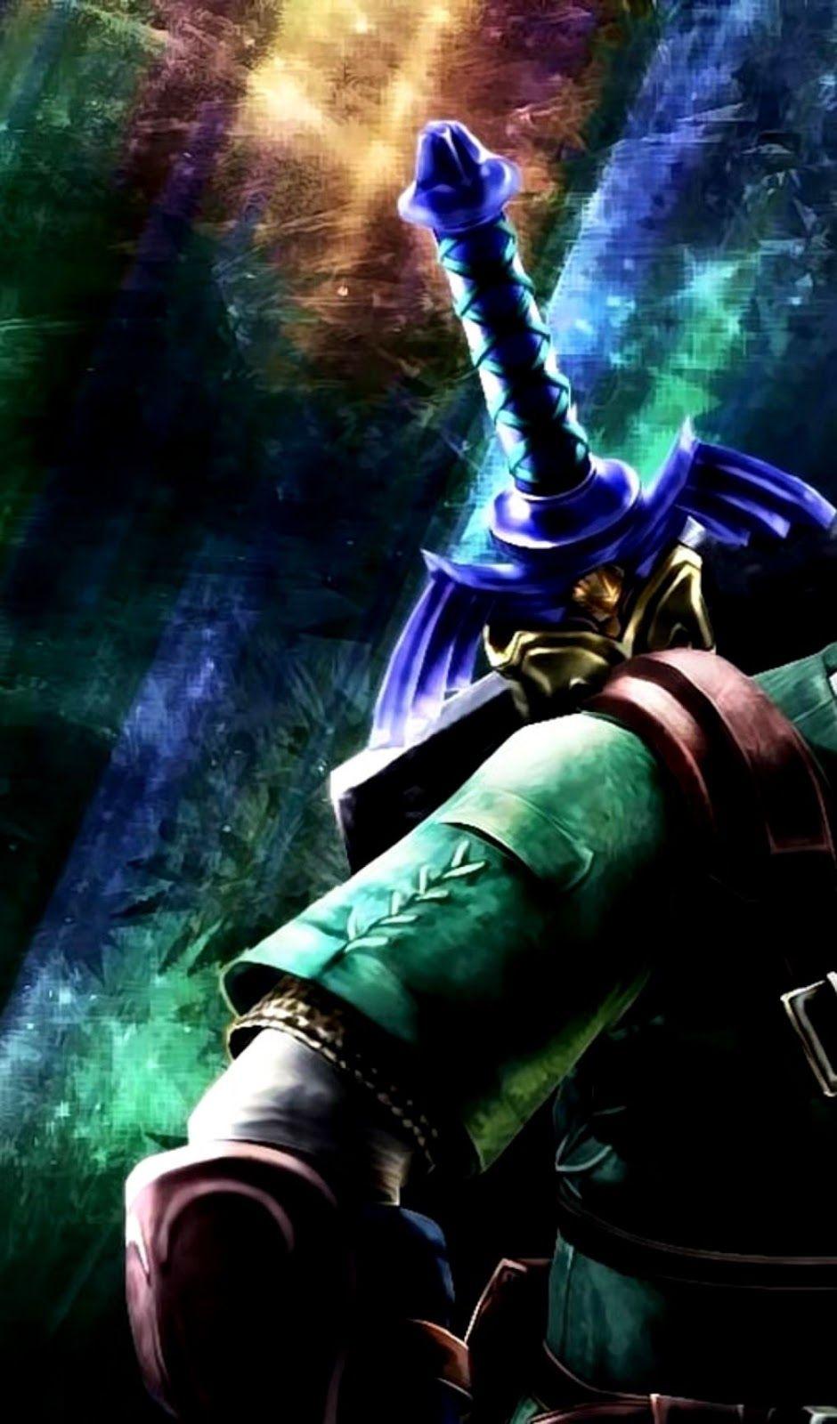 940x1600 Link And Zelda Wallpaper