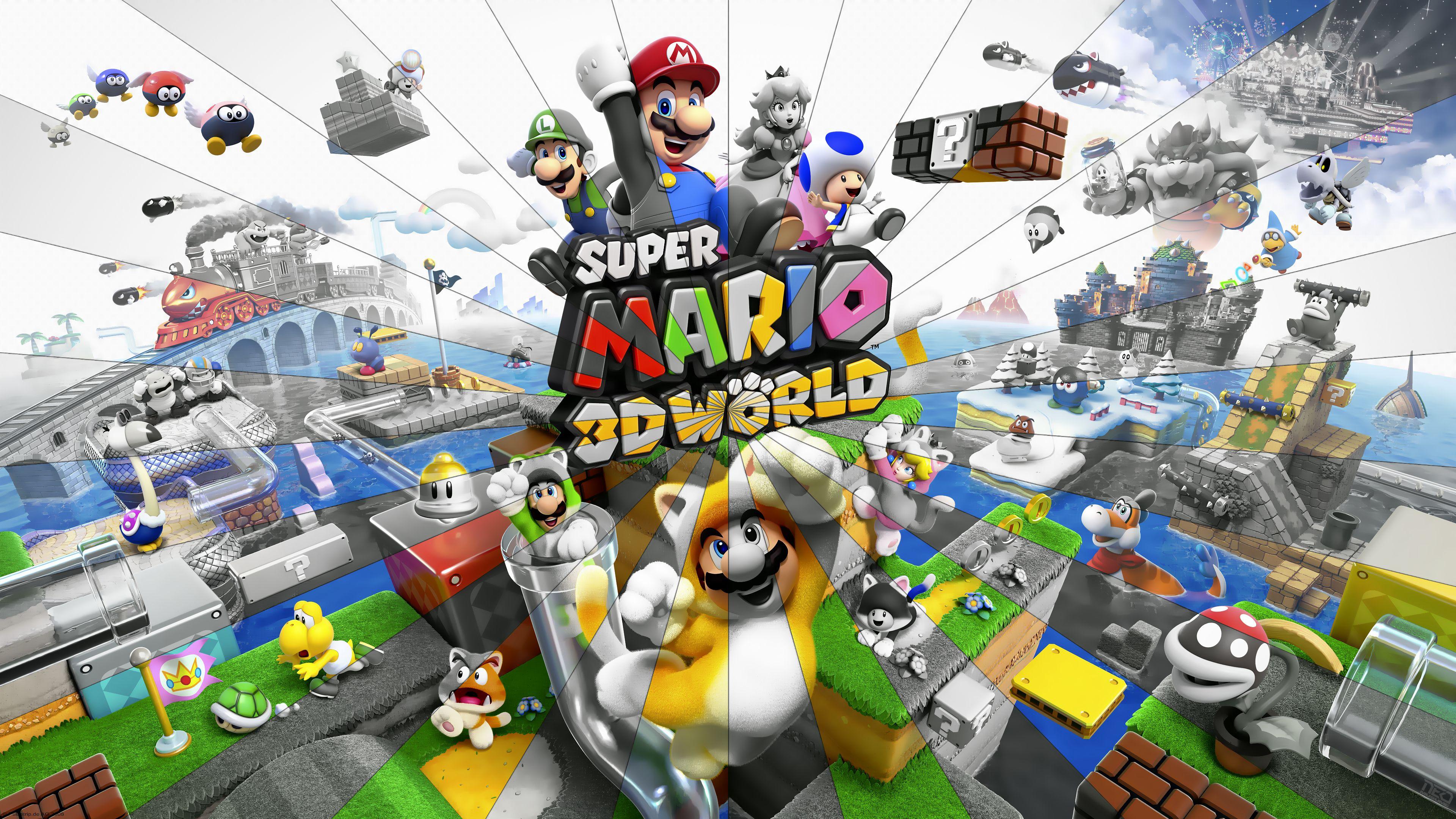3840x2160 Super Mario 3D World 4K của NEO Musume