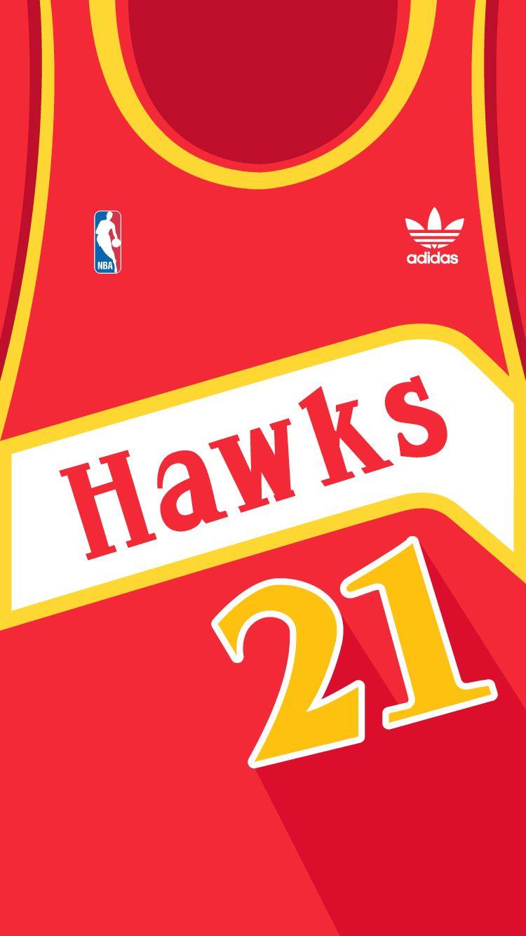 750x1334 Dominique Wilkins iPhone 6. Dominique wilkins, Nba, Nba jersey