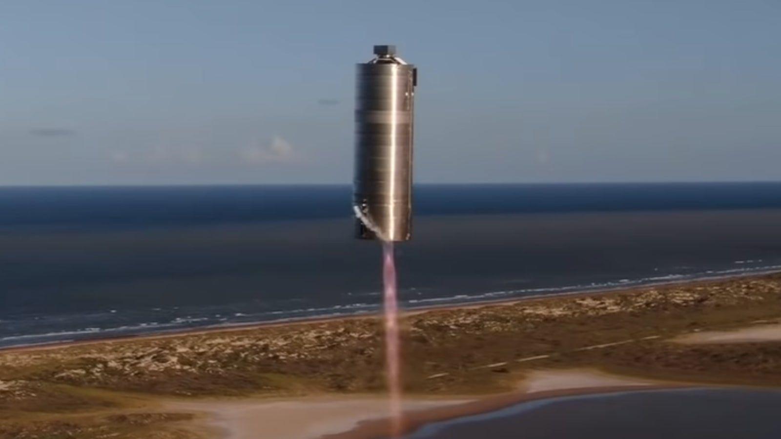 1600x900 SpaceX launches, lands Starship prototype rocket in short flight test