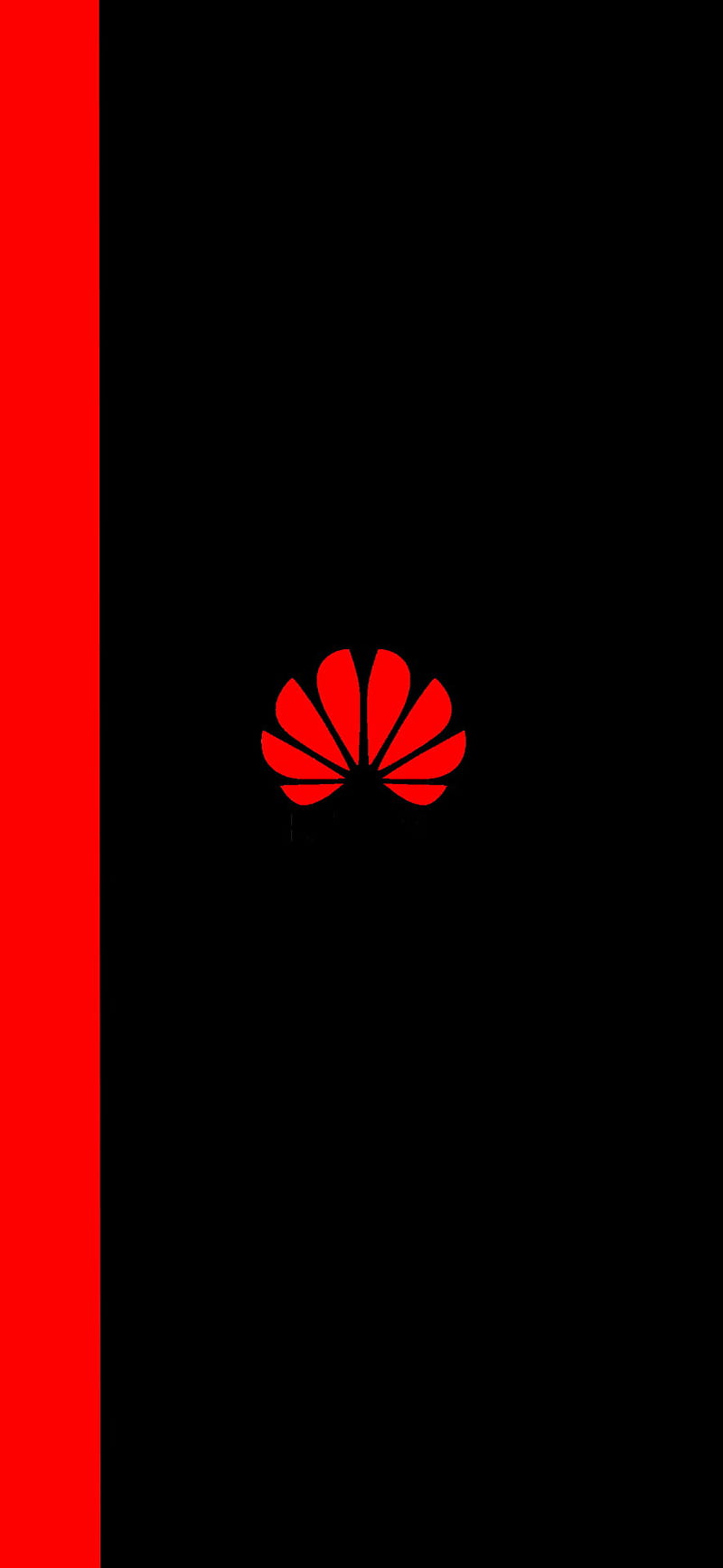 800x1734 HD honor red logo wallpaper