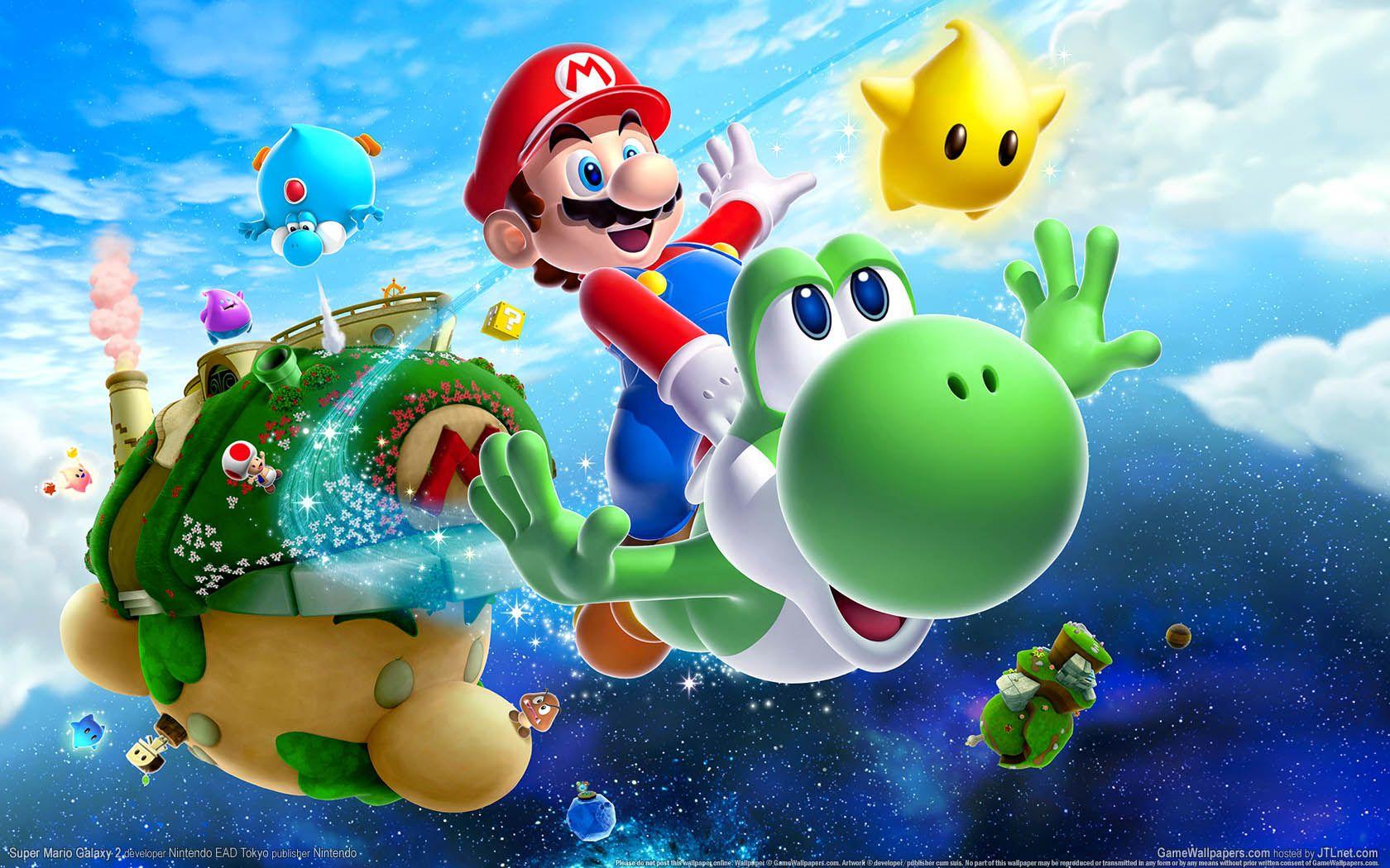 Hình nền Super Mario Galaxy 1680x1050