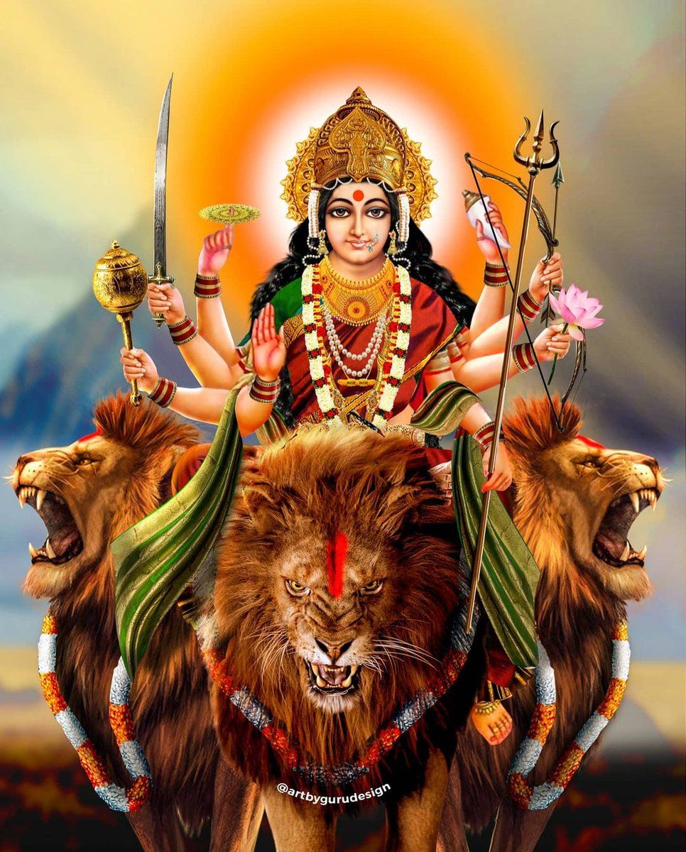 966x1200 Maa is the shakti to fight against unrighteousness. She always bless and protect her bhakts. 9 days of Navratri are the most auspicious ones to worship maa Adishakti. बोलो जय माता दी