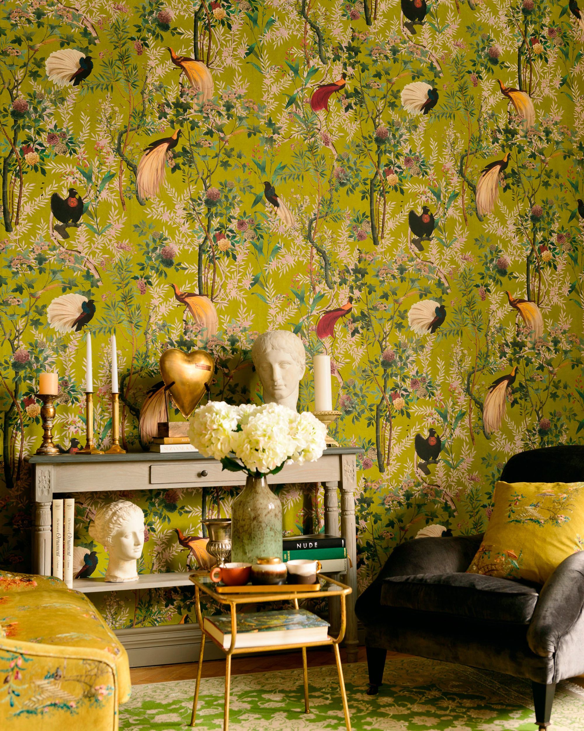 2000x2500 ROYAL GARDEN Green Wallpaper MINDTHEGAP Green Eclectic Wild Life