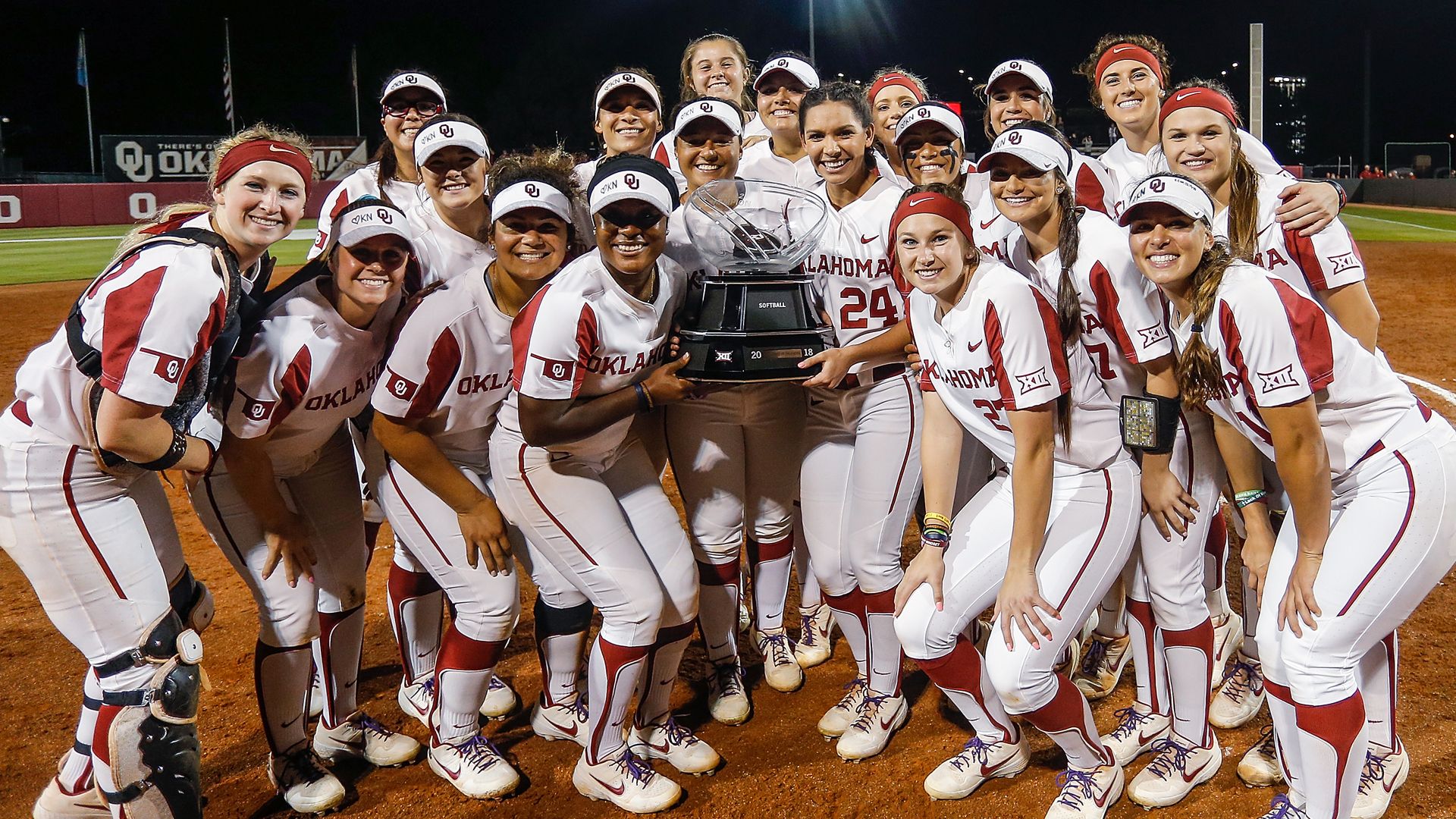 1920x1080 OU Softball Wallpaper