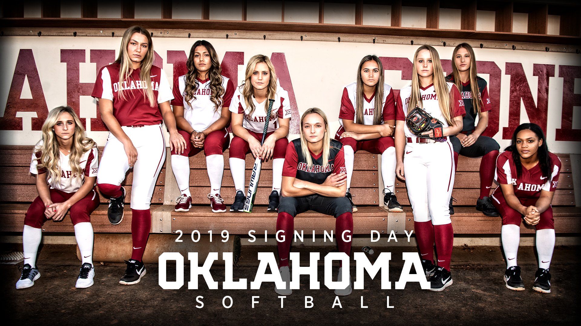 1920x1080 OU Softball Wallpaper