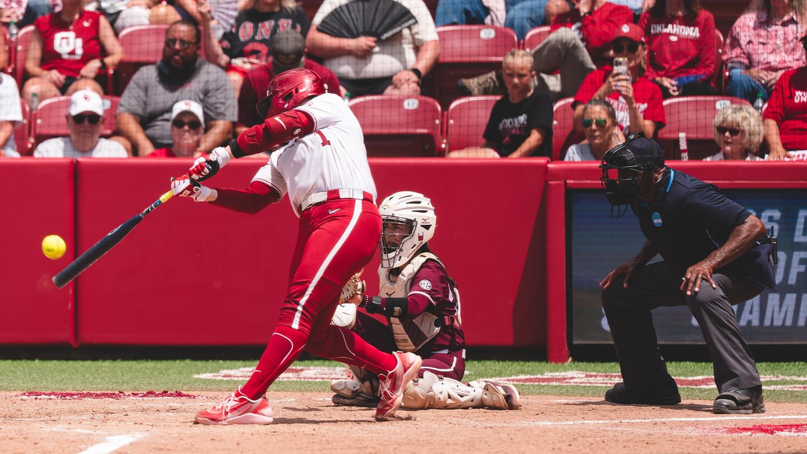 1600x900 Early Lead Escapes Sooners in Super Regional Opener of Oklahoma