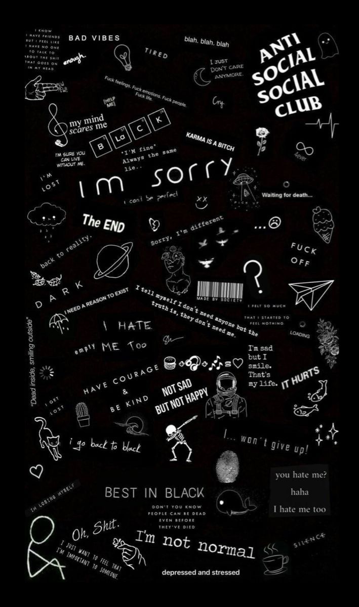 709x1200 Black and White Poster with Words. Black aesthetic wallpaper, Black wallpaper iphone, Dark phone wallpaper