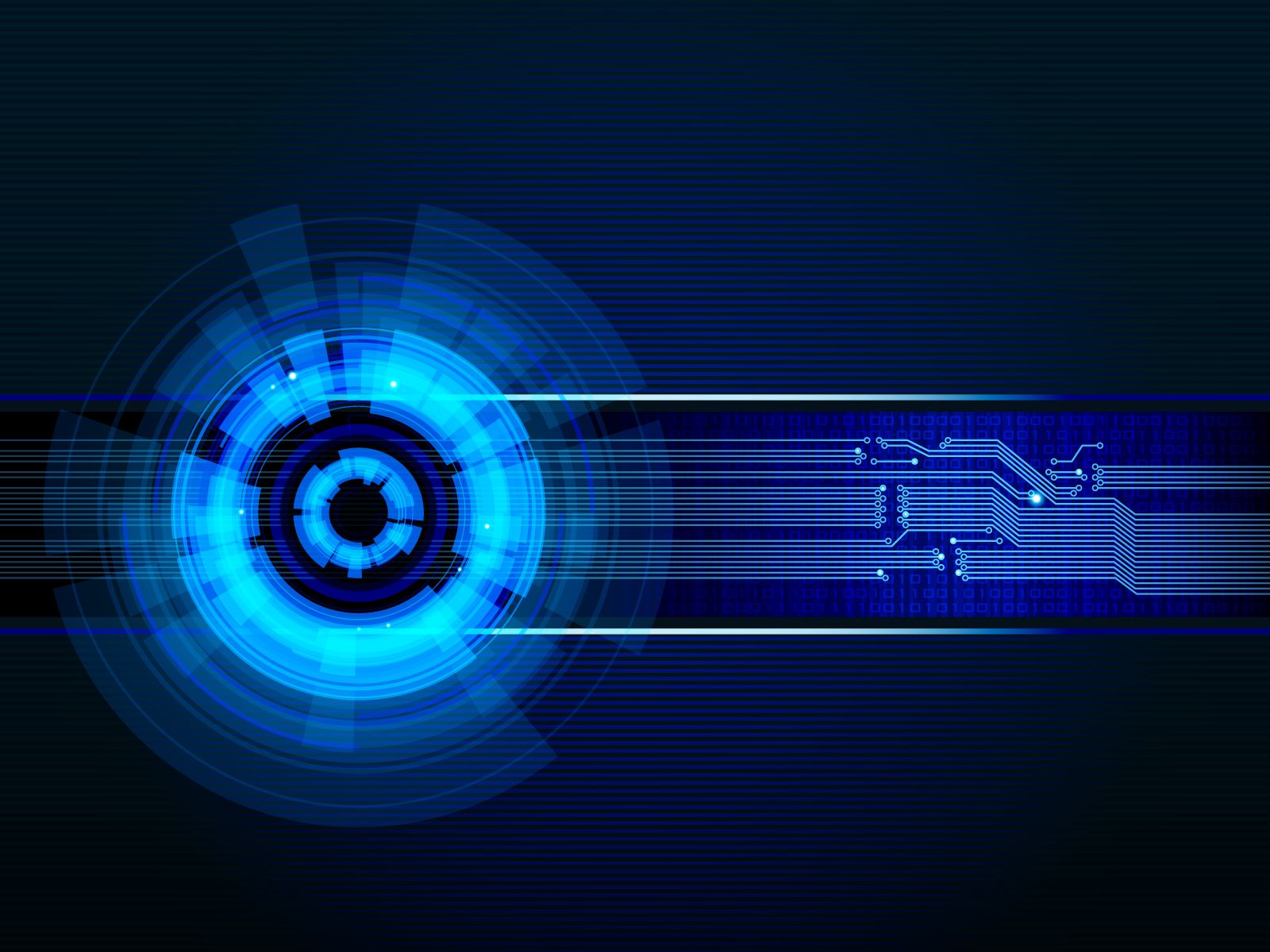 1600x1200 Blue light effected technology Background. Abstract, Black, Blue, Colors, Powerpoint, Technology, White, Yellow Templates. Free PPT Grounds