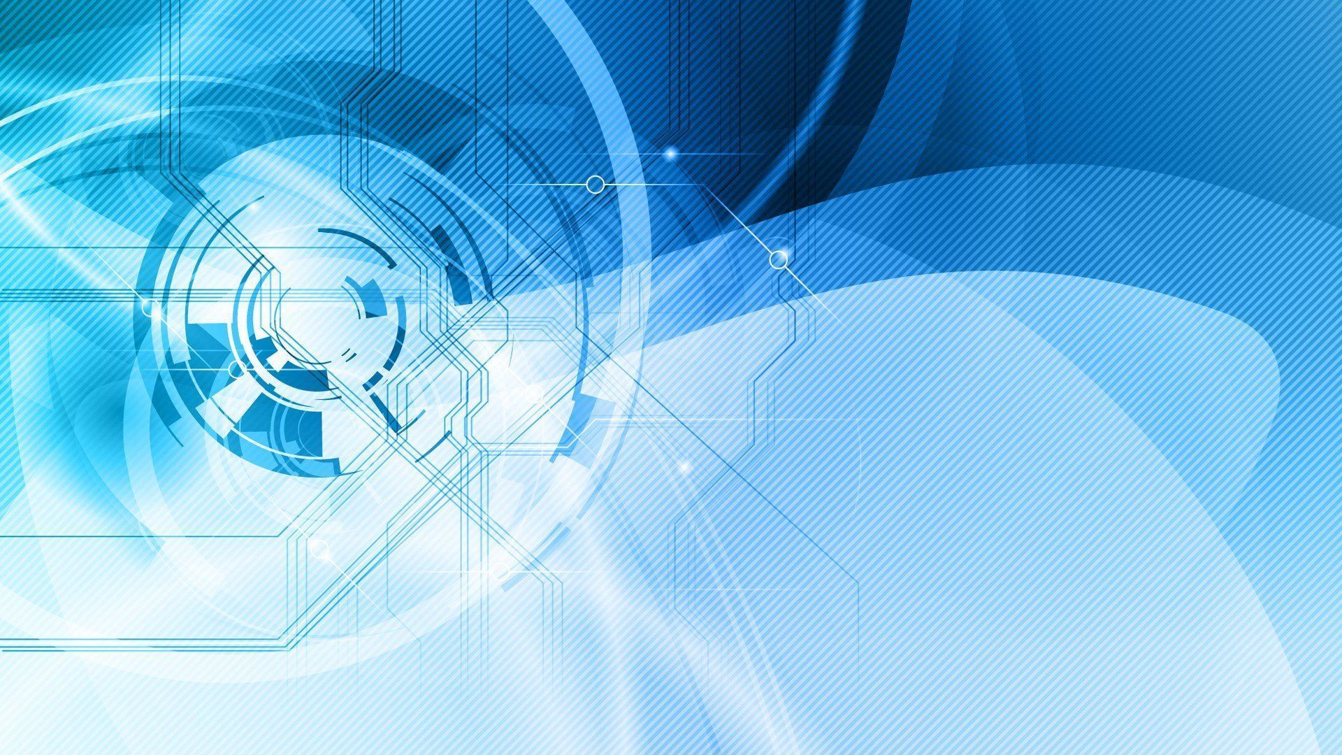 1920x1080 Blue Tech Wallpaper