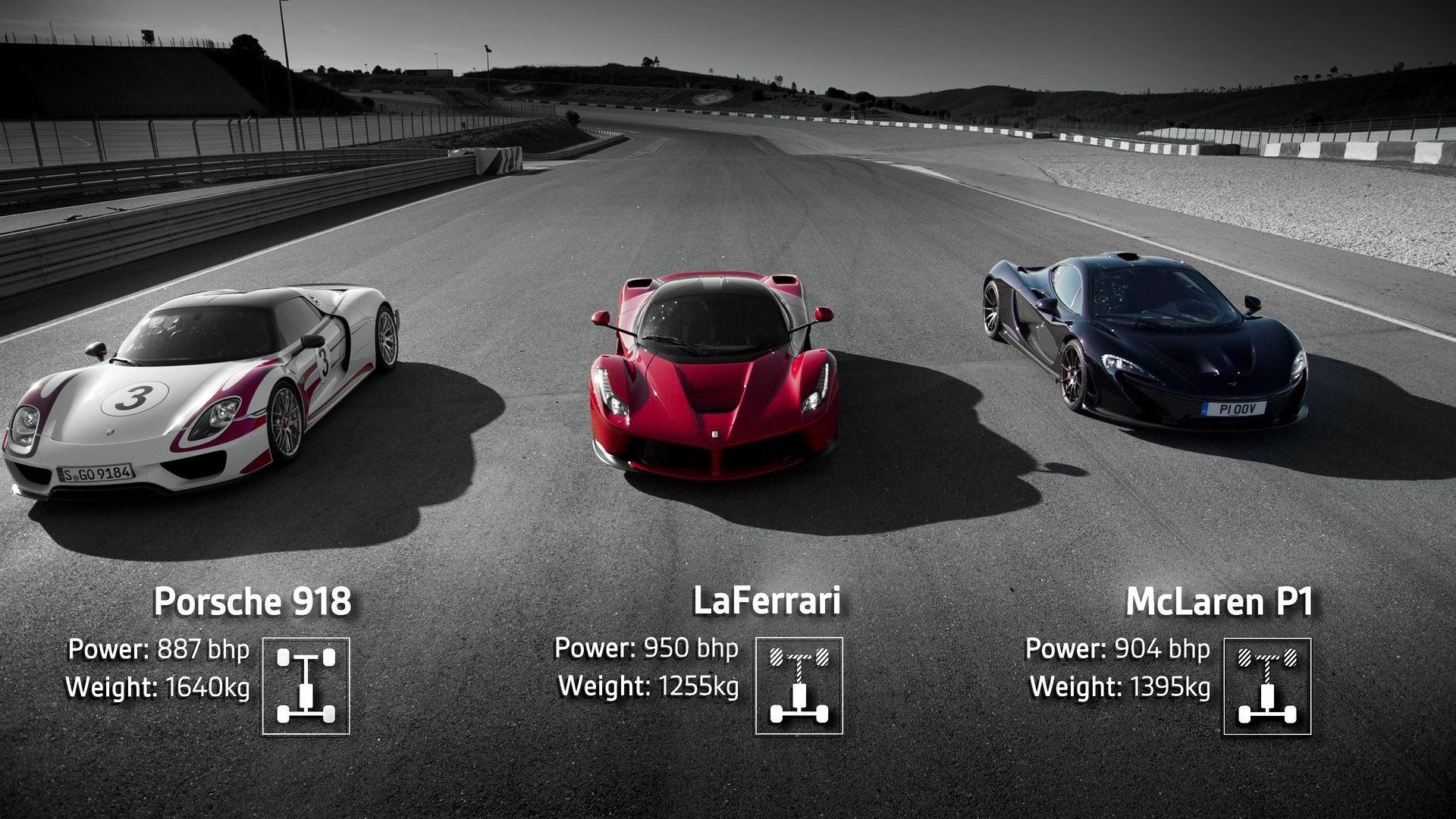 1920x1080 Grand Tour Holy Trinity 918 V LaFerrarri V P1