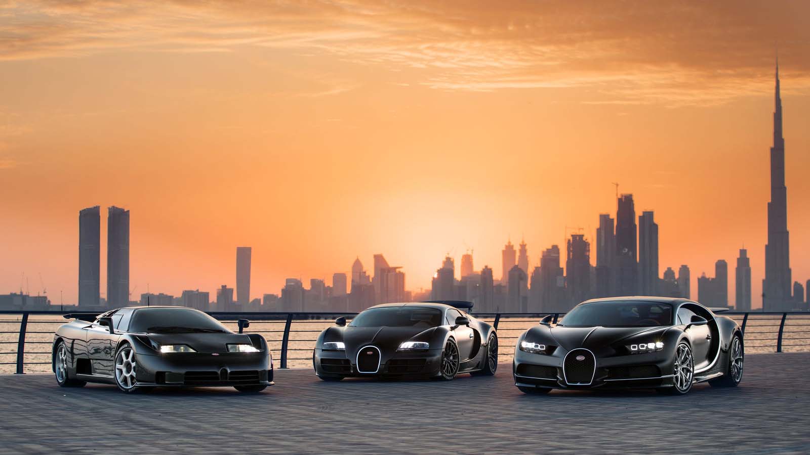 1600x900 Feast your eyes on Bugatti's 'Holy Trinity' of hypercars