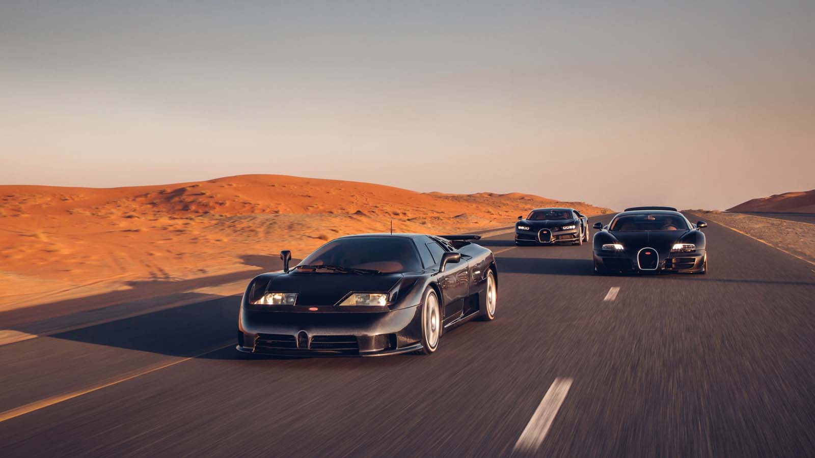 1600x900 Feast your eyes on Bugatti's 'Holy Trinity' of hypercars