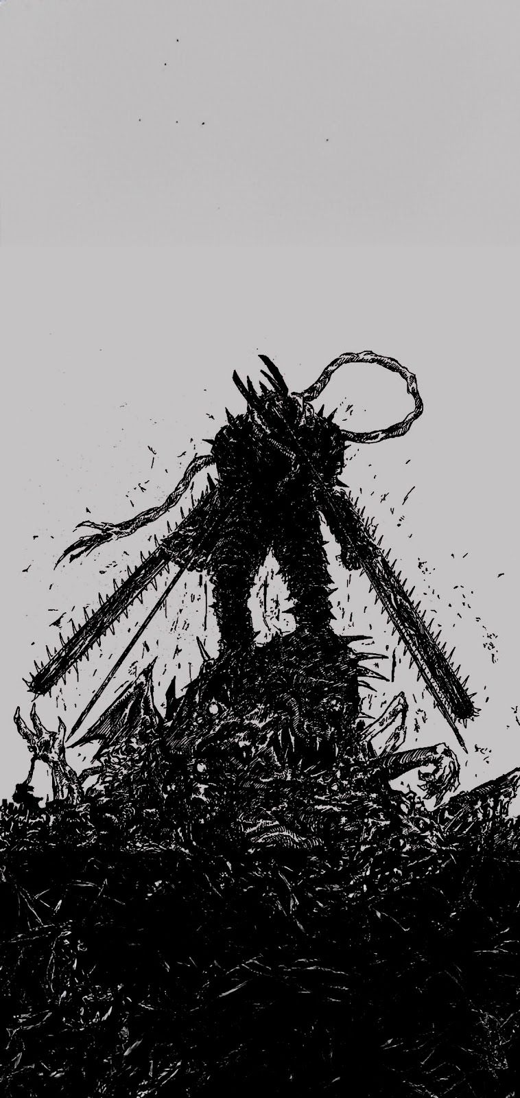 758x1600 Chainsaw Man 4k Mobile Wallpaper