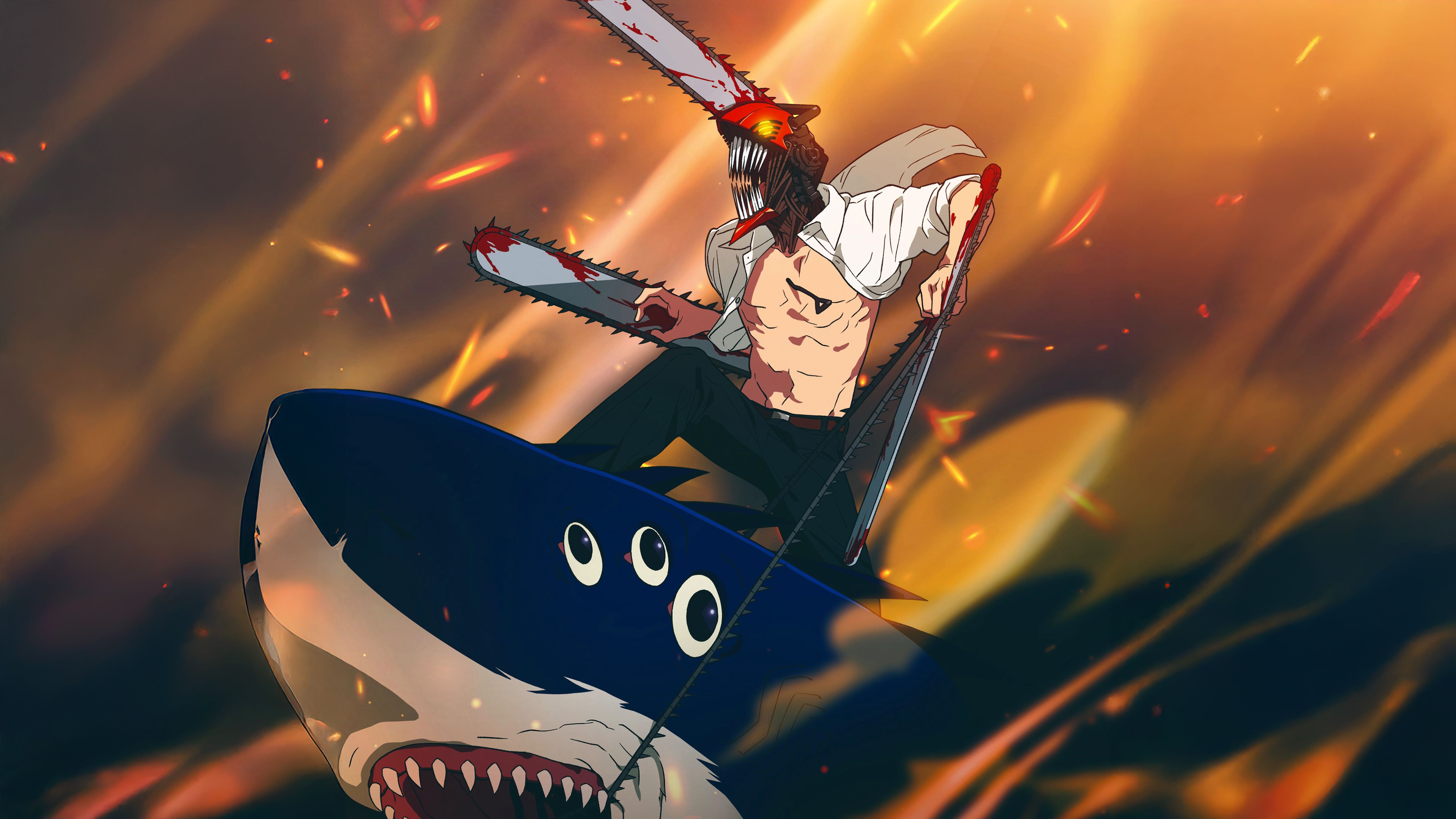 5120x2880 Chainsaw Man Movie: Reze Arc Wallpaper 4K, Denji, 5K