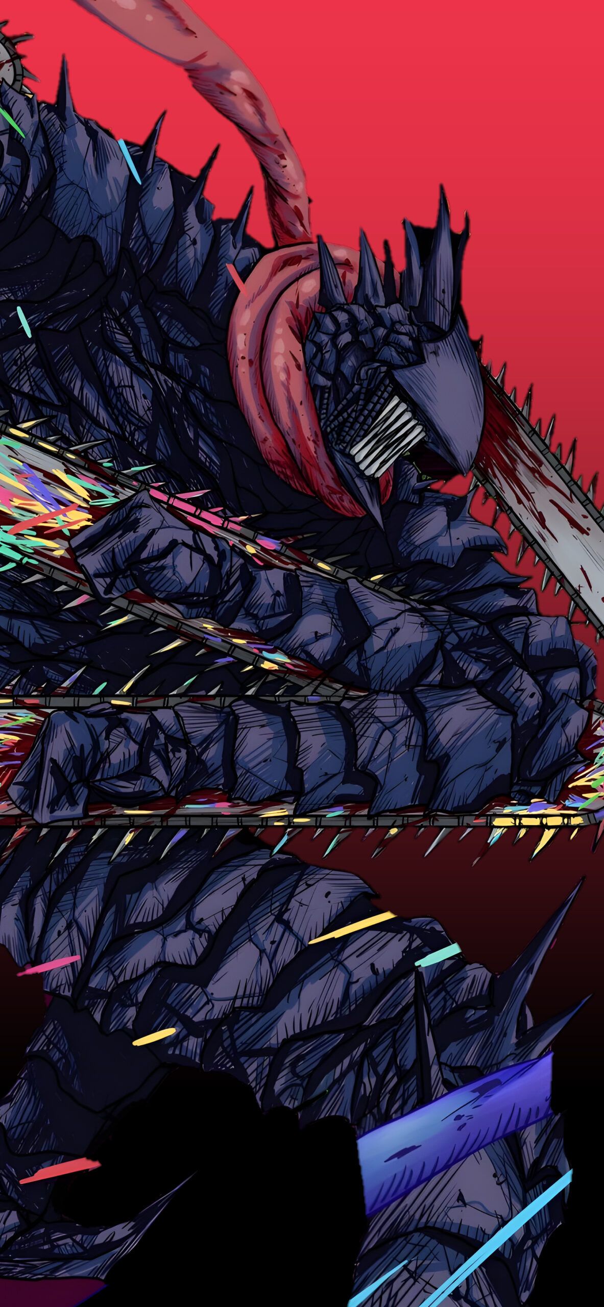 1183x2560 Chainsaw Man Devil Form Wallpaper