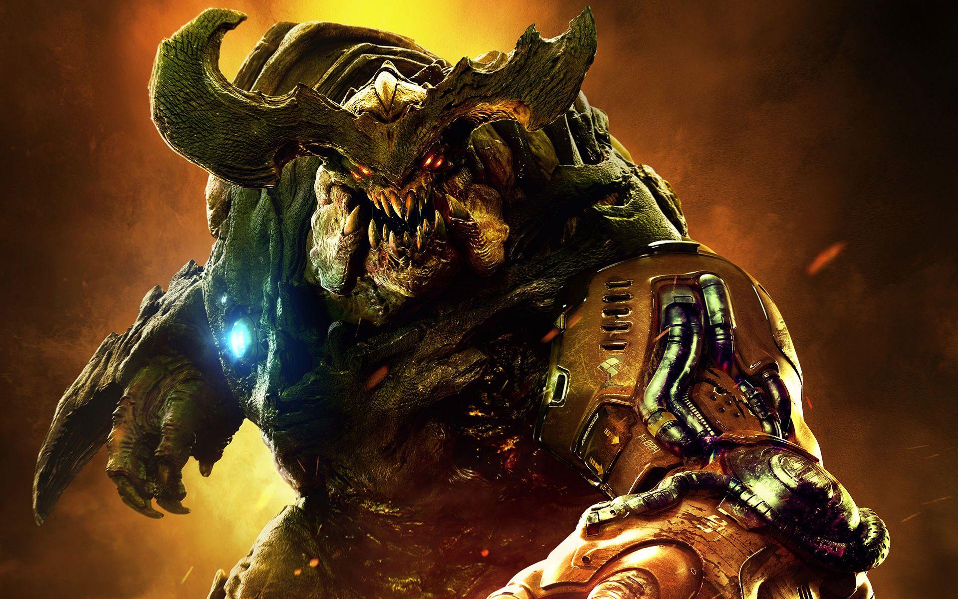 1920x1200 Doom 2016 Cyberdemon Monster wallpaper