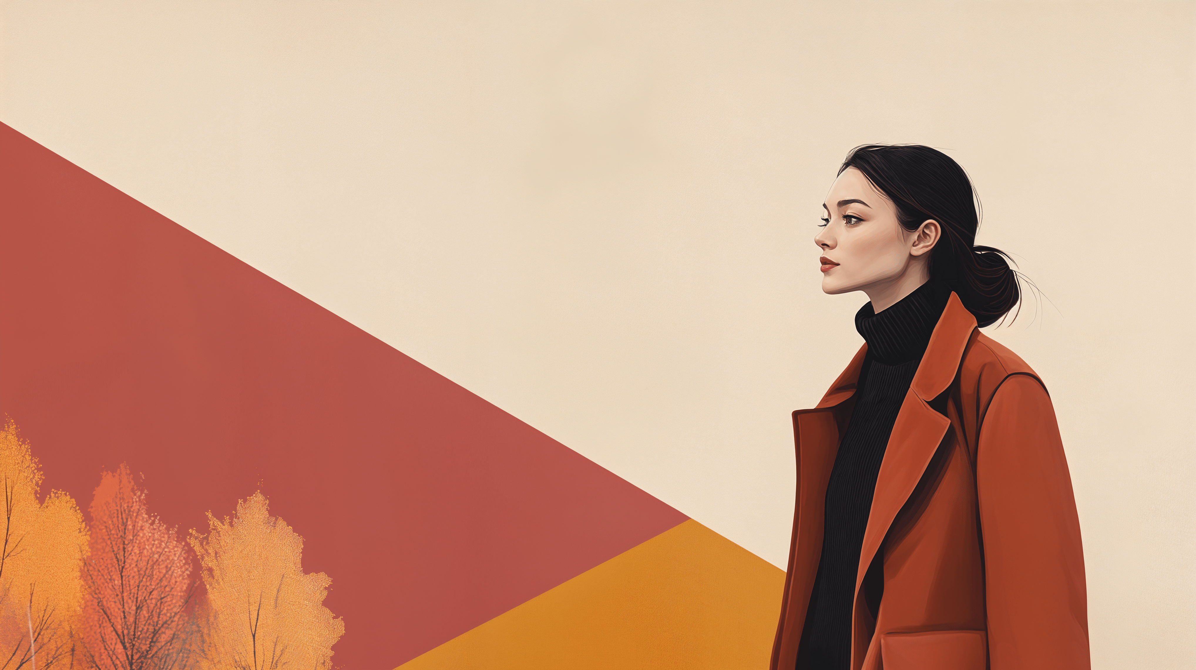 4072x2280 Chic Fall Fashion: A Stunning 4K Ultra HD Wallpaper