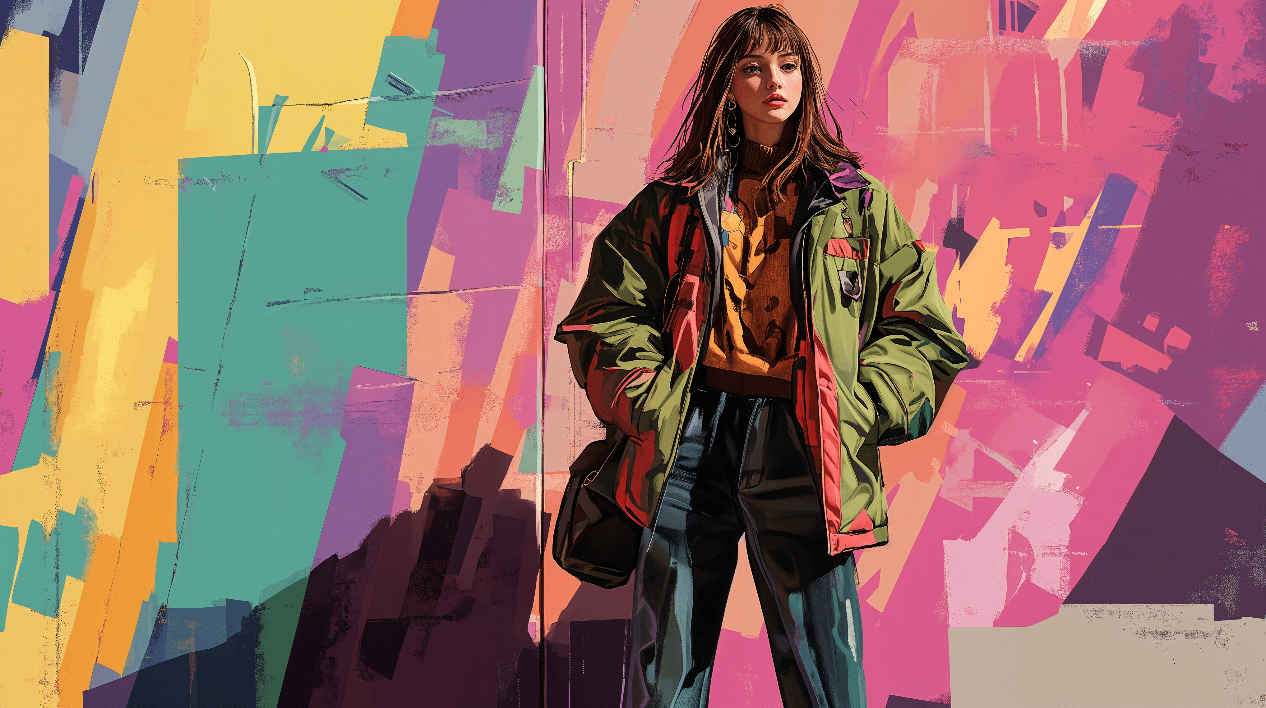 4072x2280 Trendy Fashion Vibes Ultra HD Wallpaper