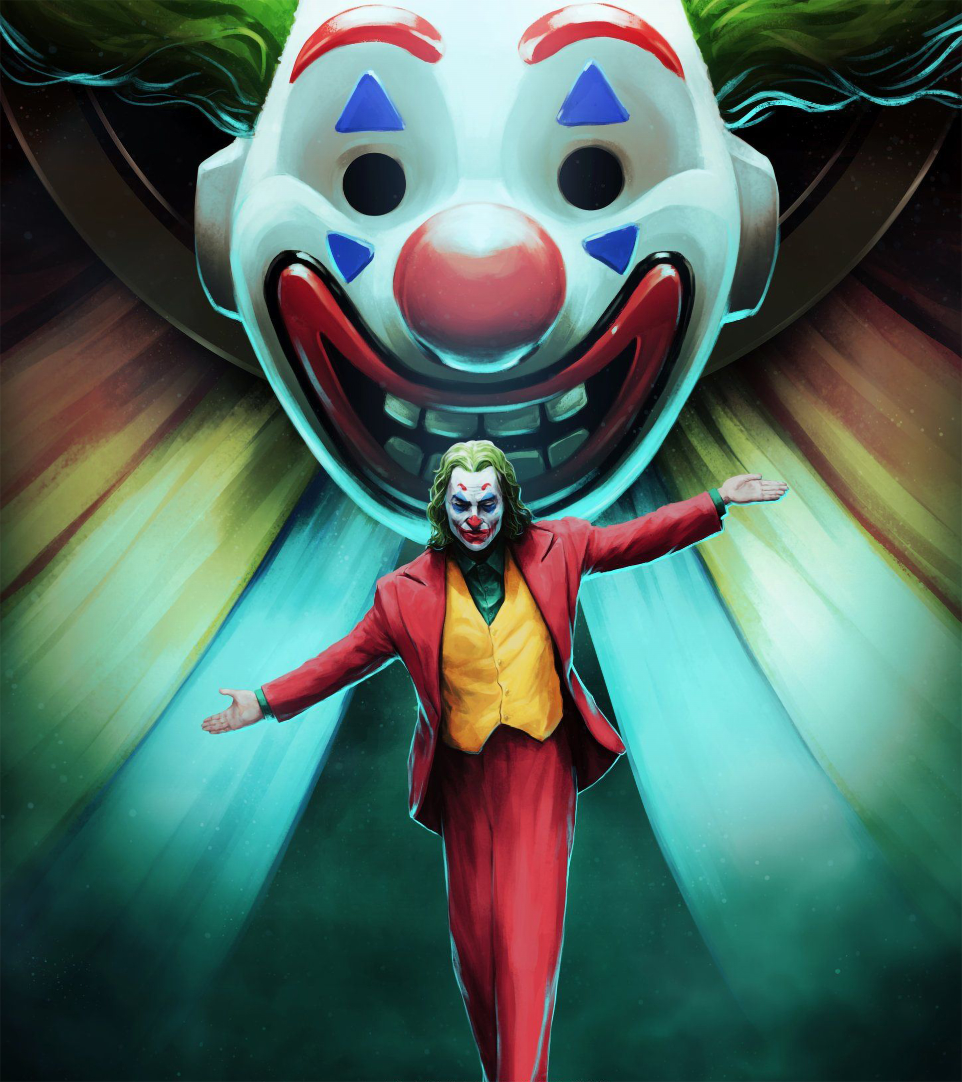 1920x2159 Joker All the Way Wallpaper, HD Superheroes 4K Wallpaper, Image and Background